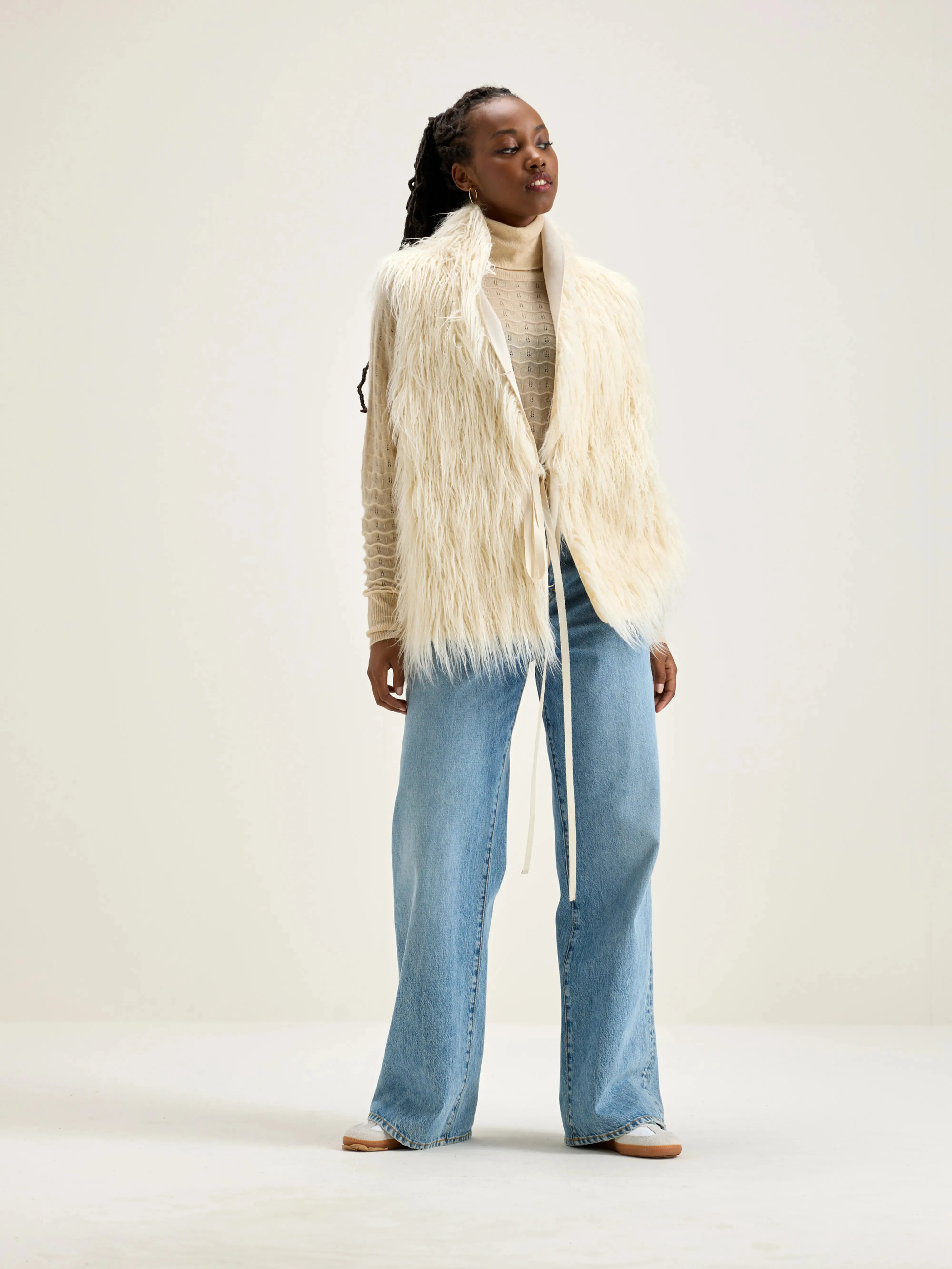 Jaden sleeveless vest (242 / W / CREAM) sold by Bellrose product image thumbnail 3