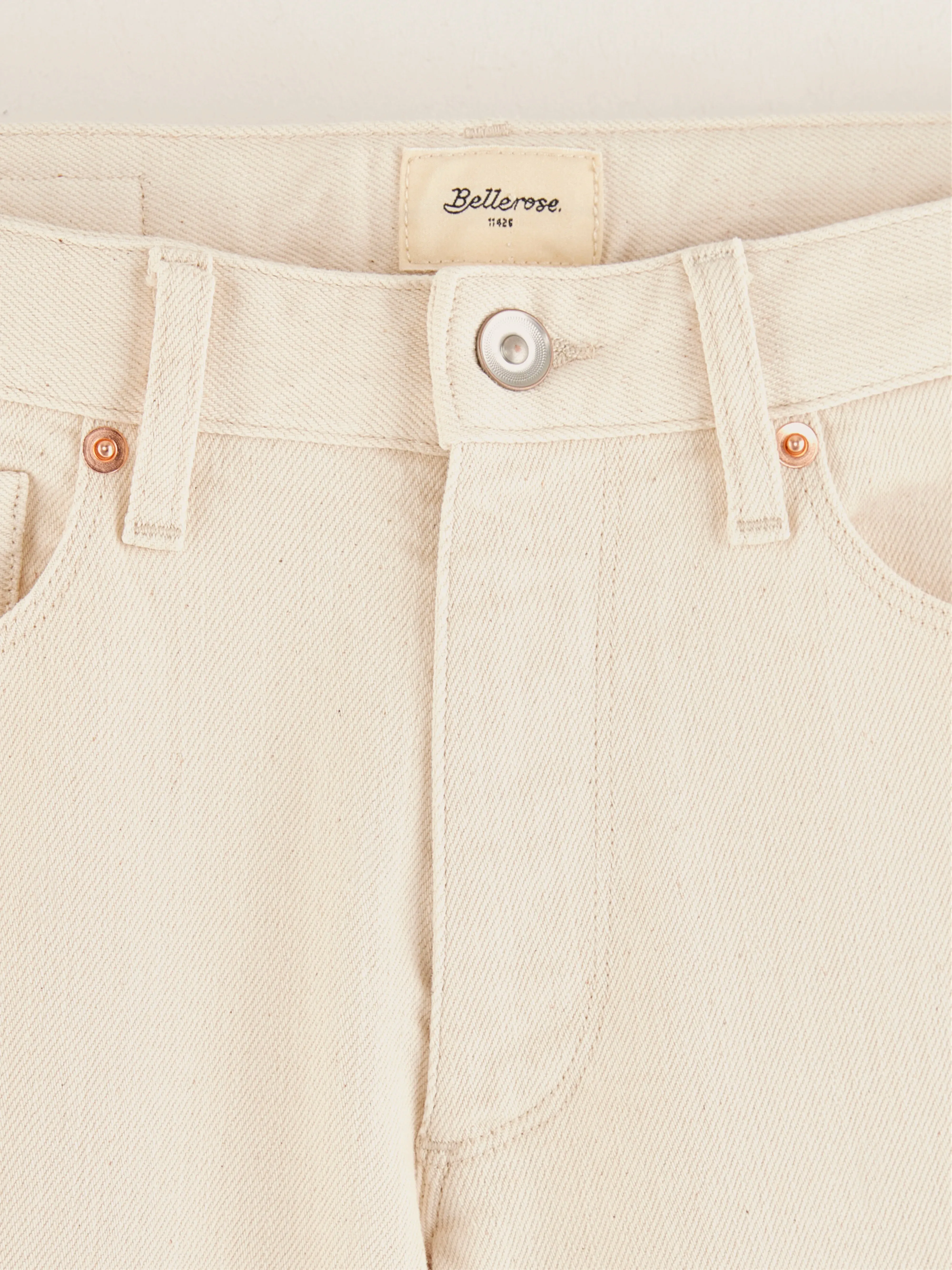 Wanda flared trousers (242 / G / ECRU) sold by Bellrose product image thumbnail 3