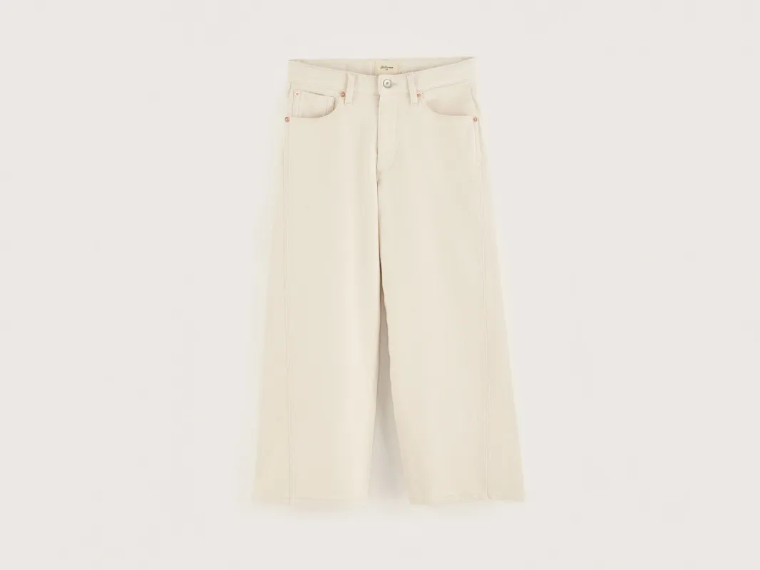 Wanda flared trousers (242 / G / ECRU) sold by Bellrose