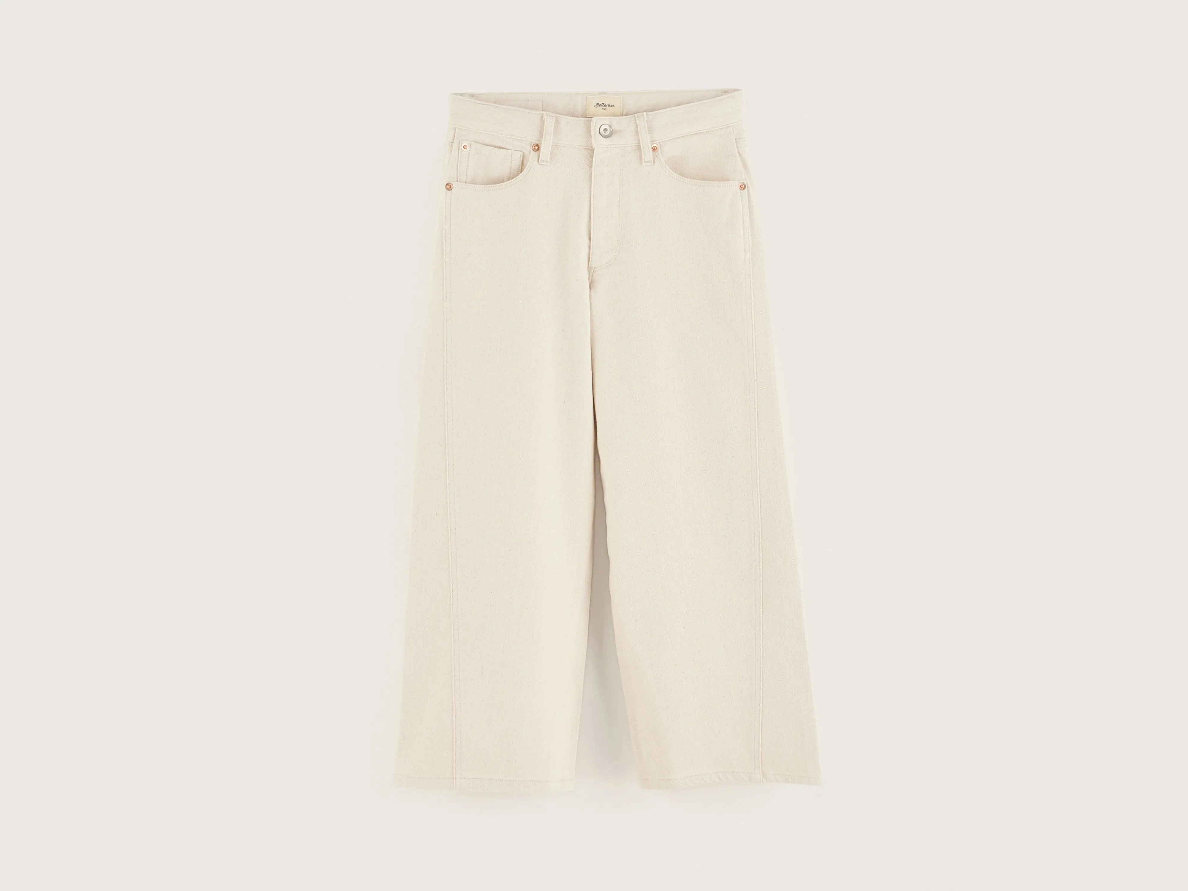 Wanda flared trousers (242 / G / ECRU) sold by Bellrose