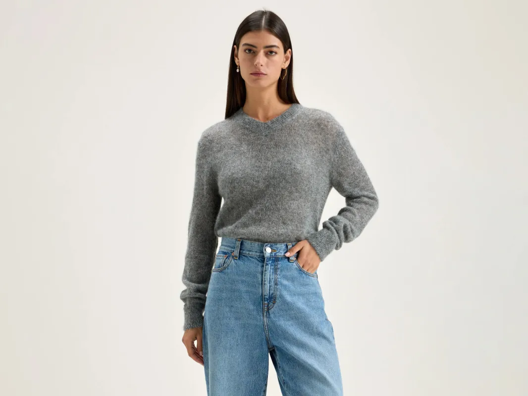 Kilux v-neck sweater (242 / W / MID GREY) sold by Bellrose