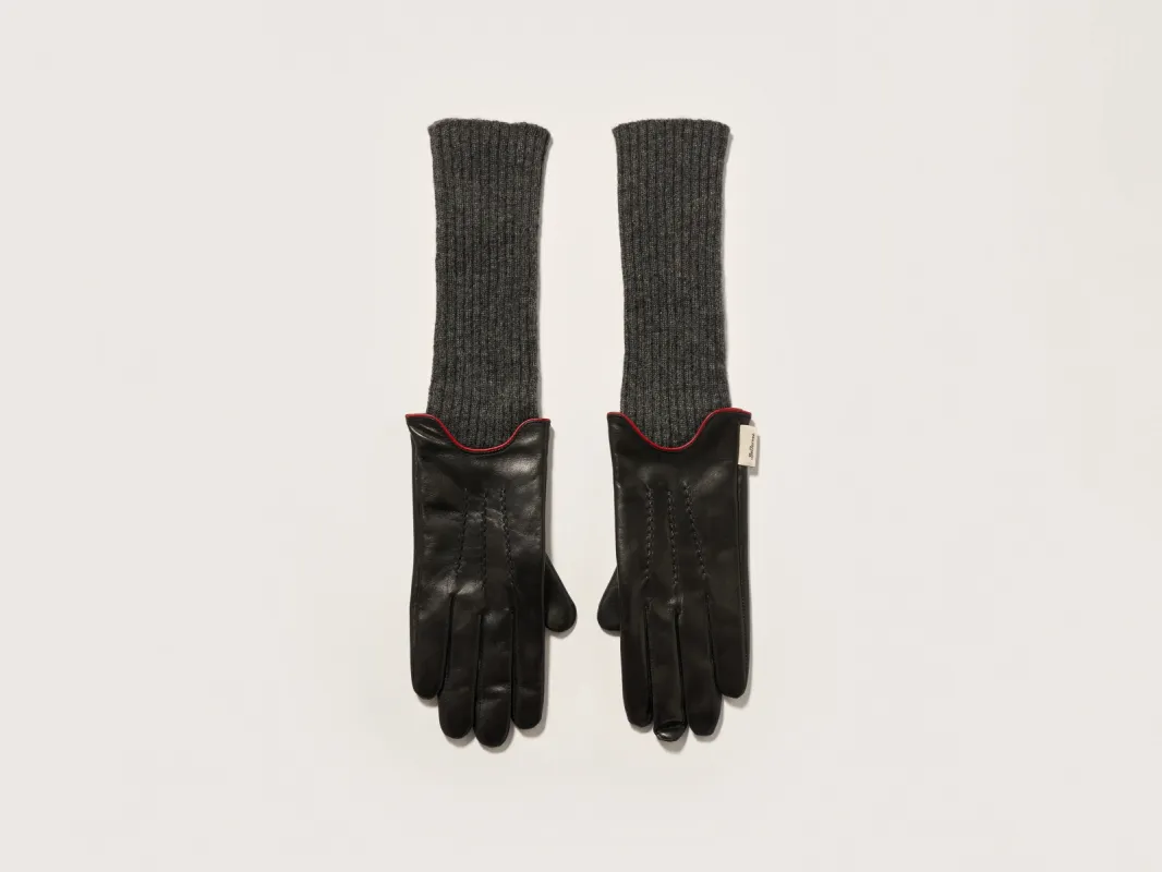 Gia leather gloves (242 / W / BLACK) sold by Bellrose