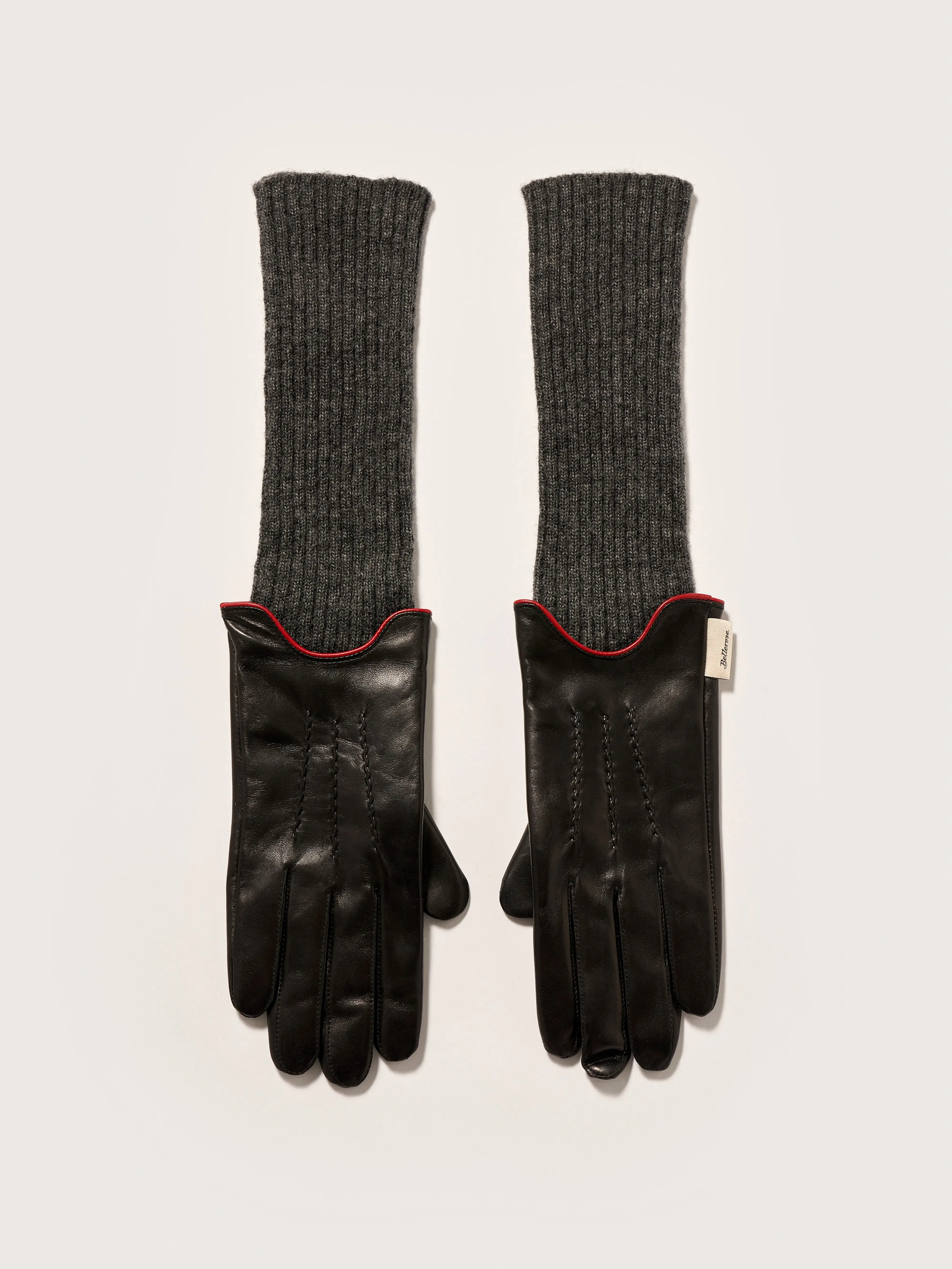 Gia leather gloves (242 / W / BLACK) sold by Bellrose product image thumbnail 2