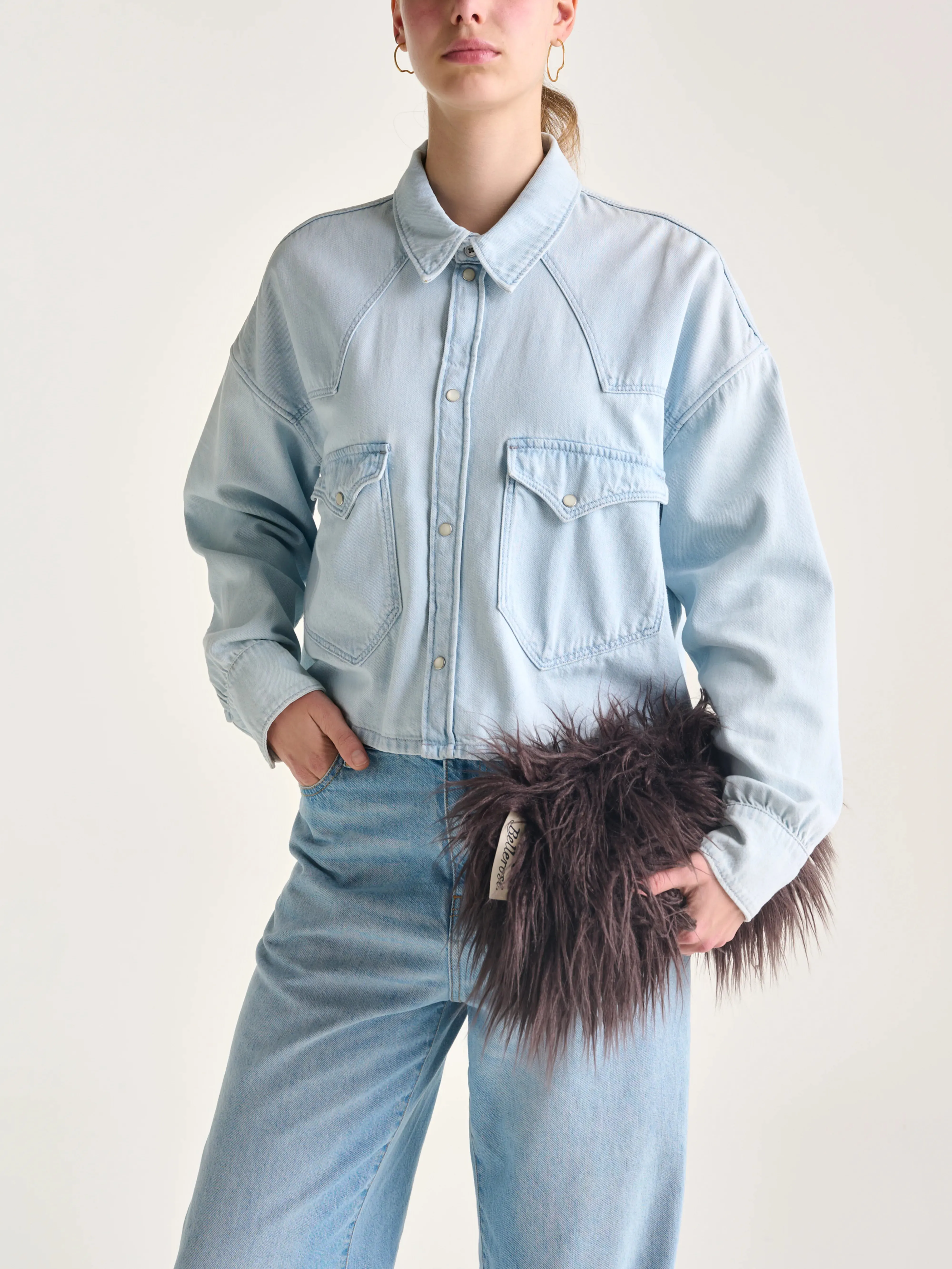 Hutch clutch bag (242 / W / EBENE) sold by Bellrose product image thumbnail 3