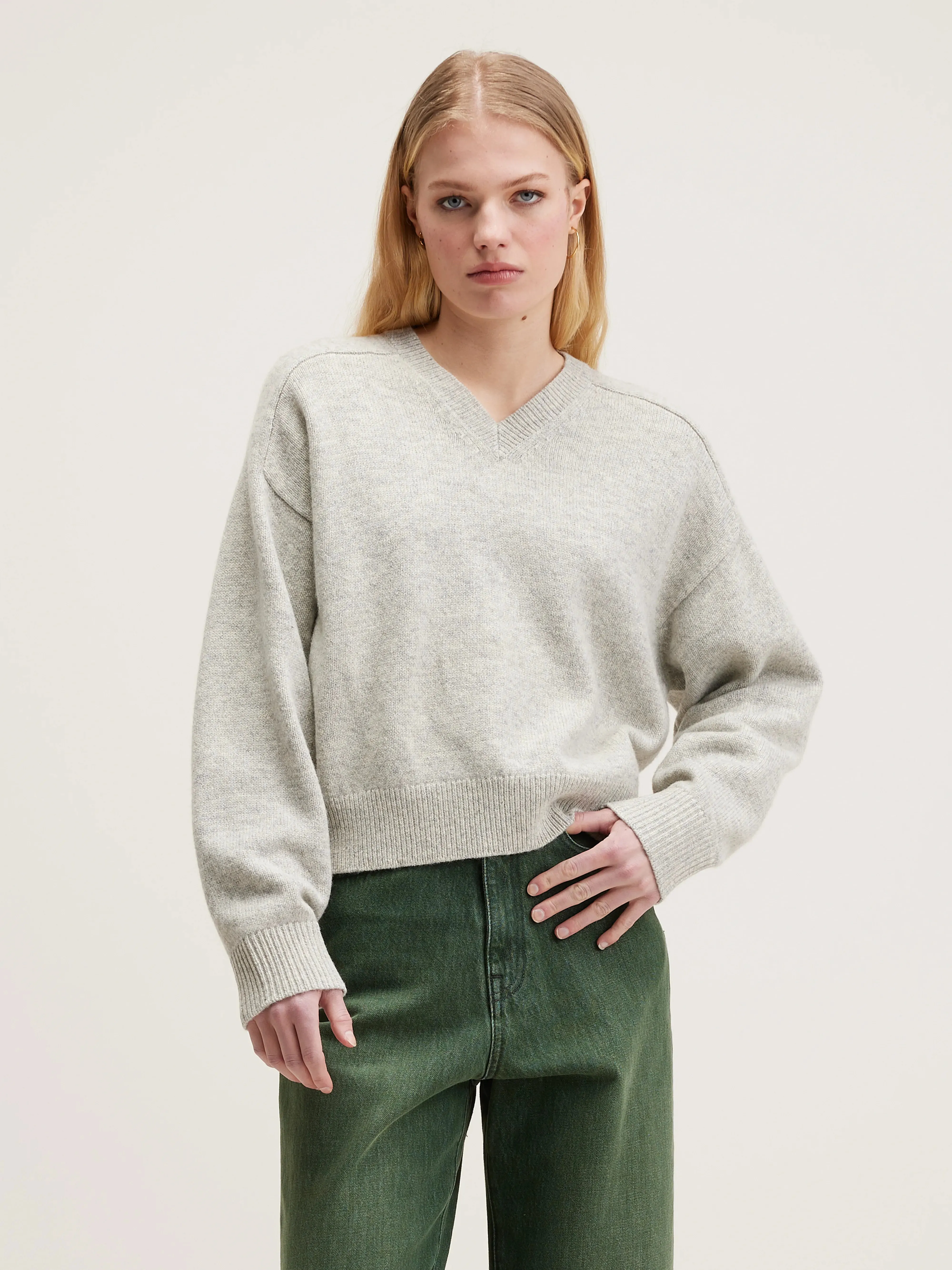 Gador boxy sweater (242 / W / OYSTER) sold by Bellrose product image thumbnail 2