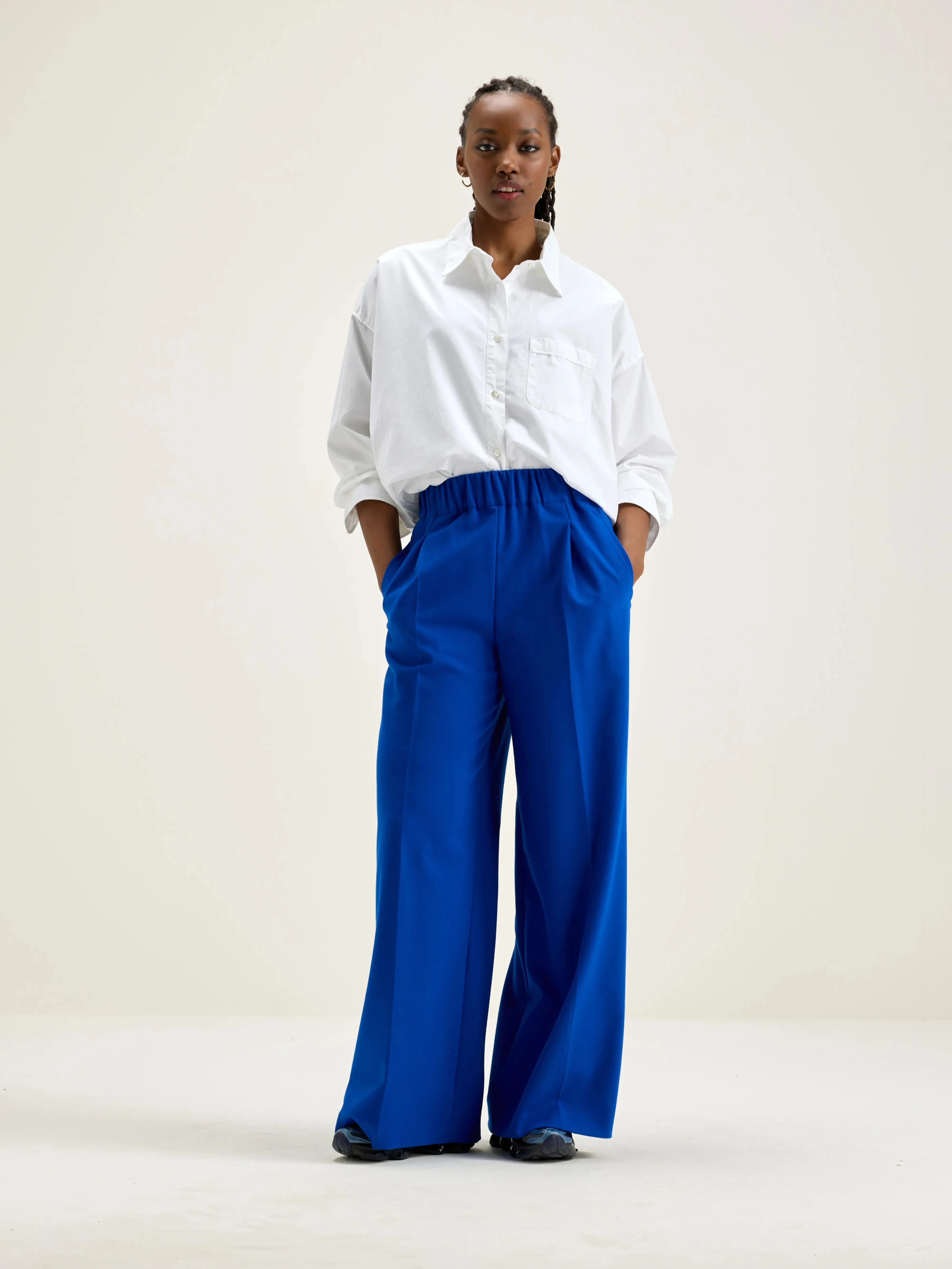 Vespa wide trousers (242 / W / LAZULI) sold by Bellrose product image thumbnail 2