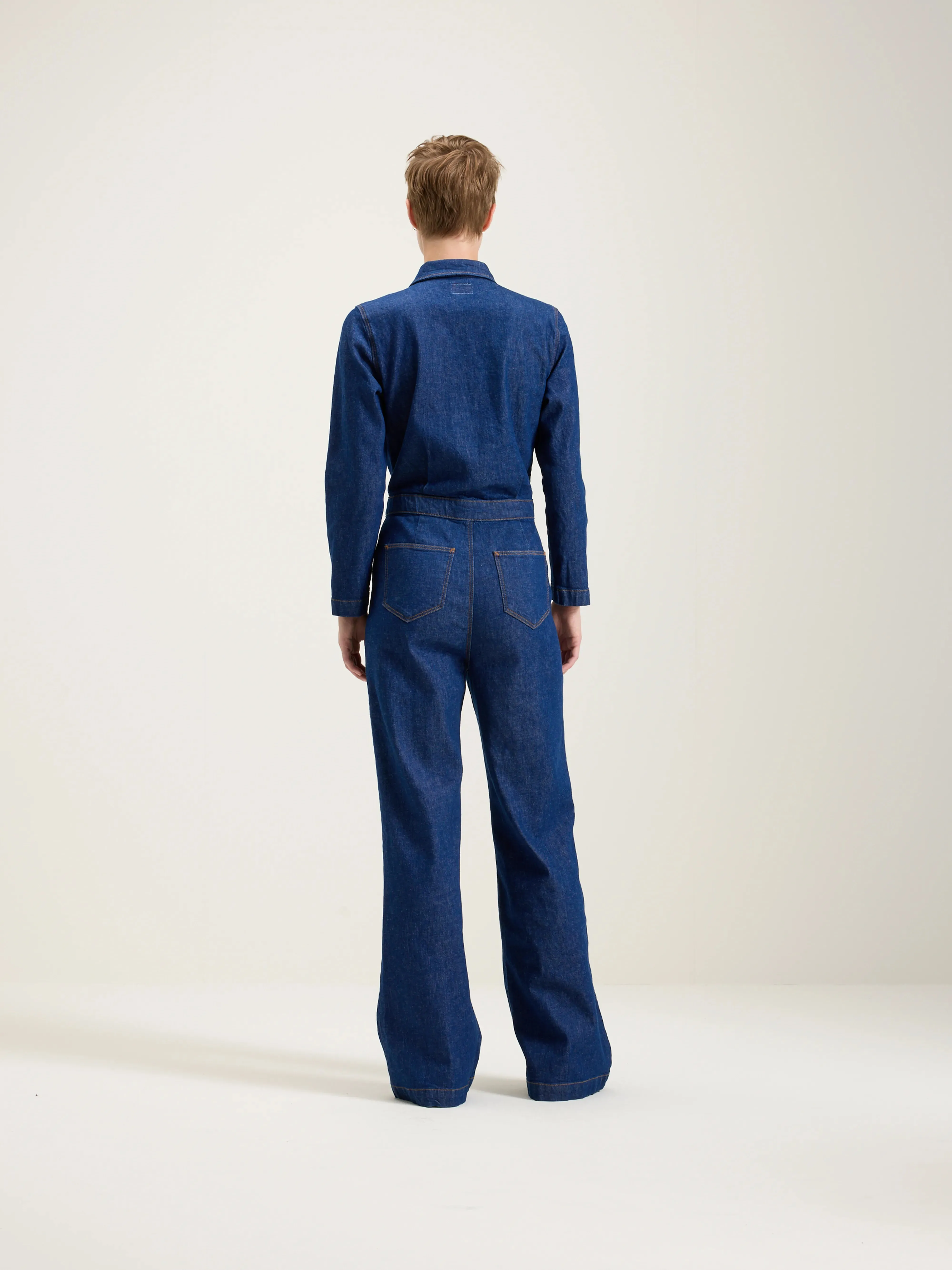 Pamelie denim jumpsuit (242 / W / BLUE RINSE) sold by Bellrose product image thumbnail 4