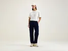 Pizzy relaxed trousers (242 / W / NAVAL) sold by Bellrose