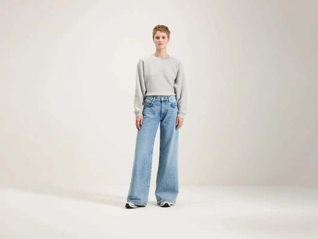 Denim N. 97 wide jeans (242 / W / USED LT BLUE) sold by Bellrose