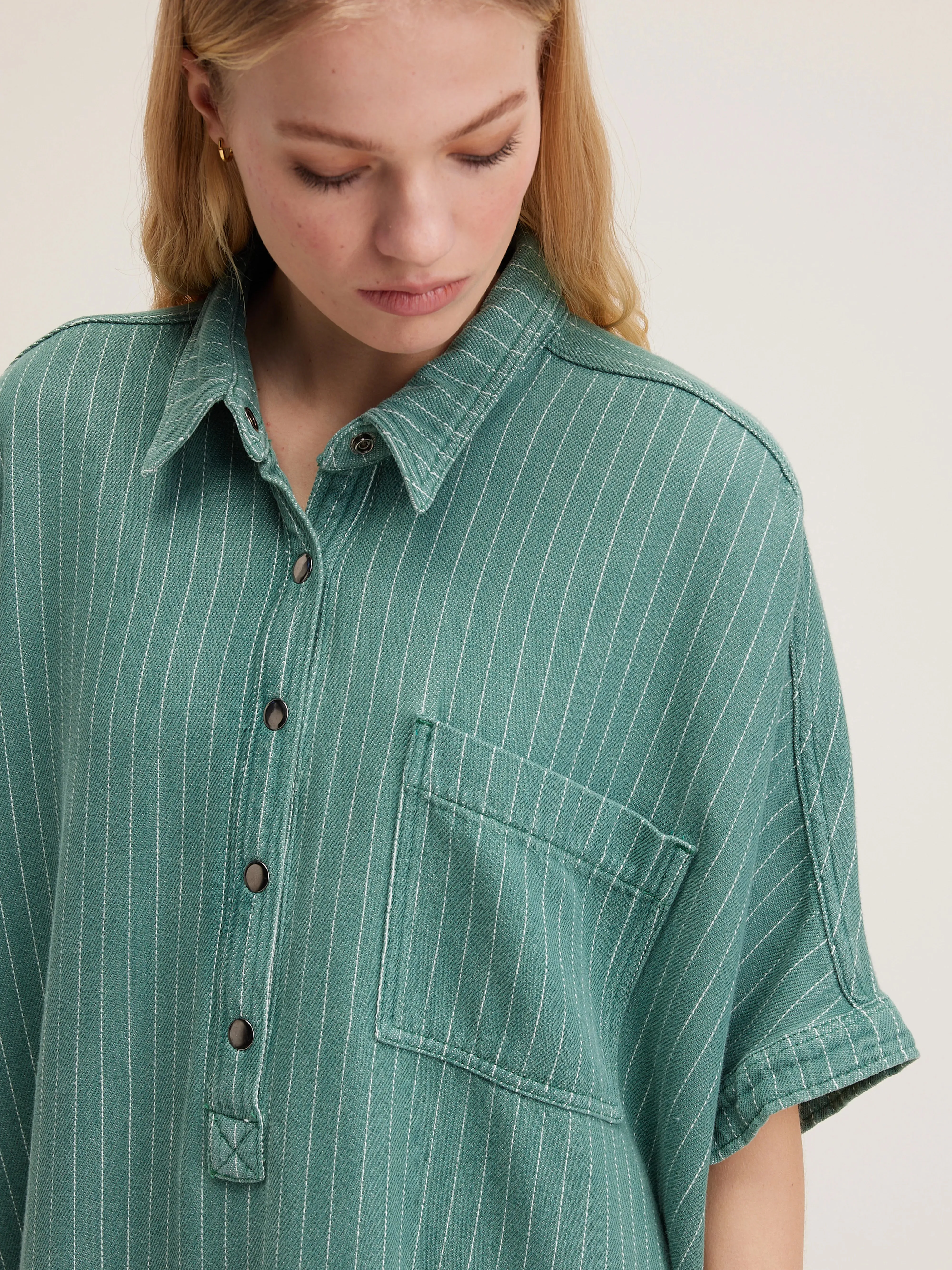 Klenn shirt dress (242 / W / LT STONE WASH) sold by Bellrose product image thumbnail 4