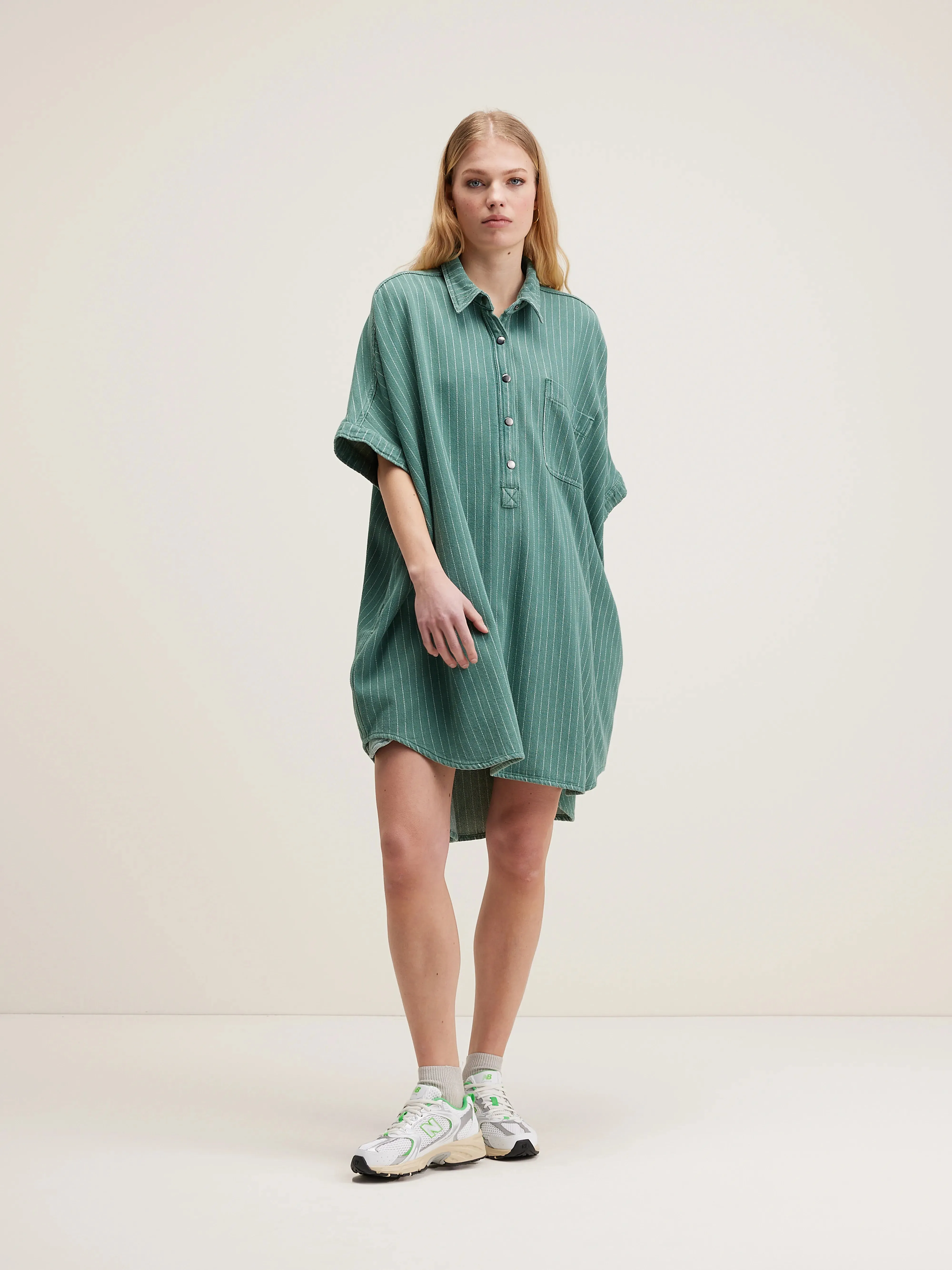 Klenn shirt dress (242 / W / LT STONE WASH) sold by Bellrose product image thumbnail 2