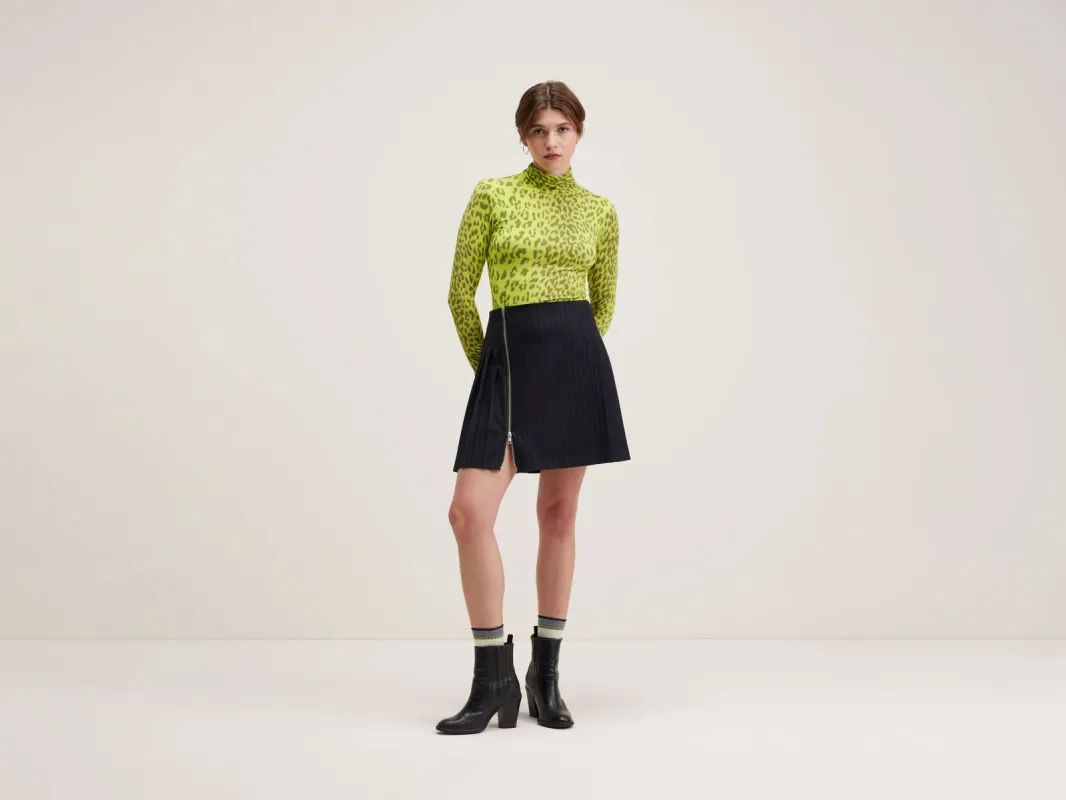 Plix mini pleated skirt (242 / W / STRIPE A) sold by Bellrose