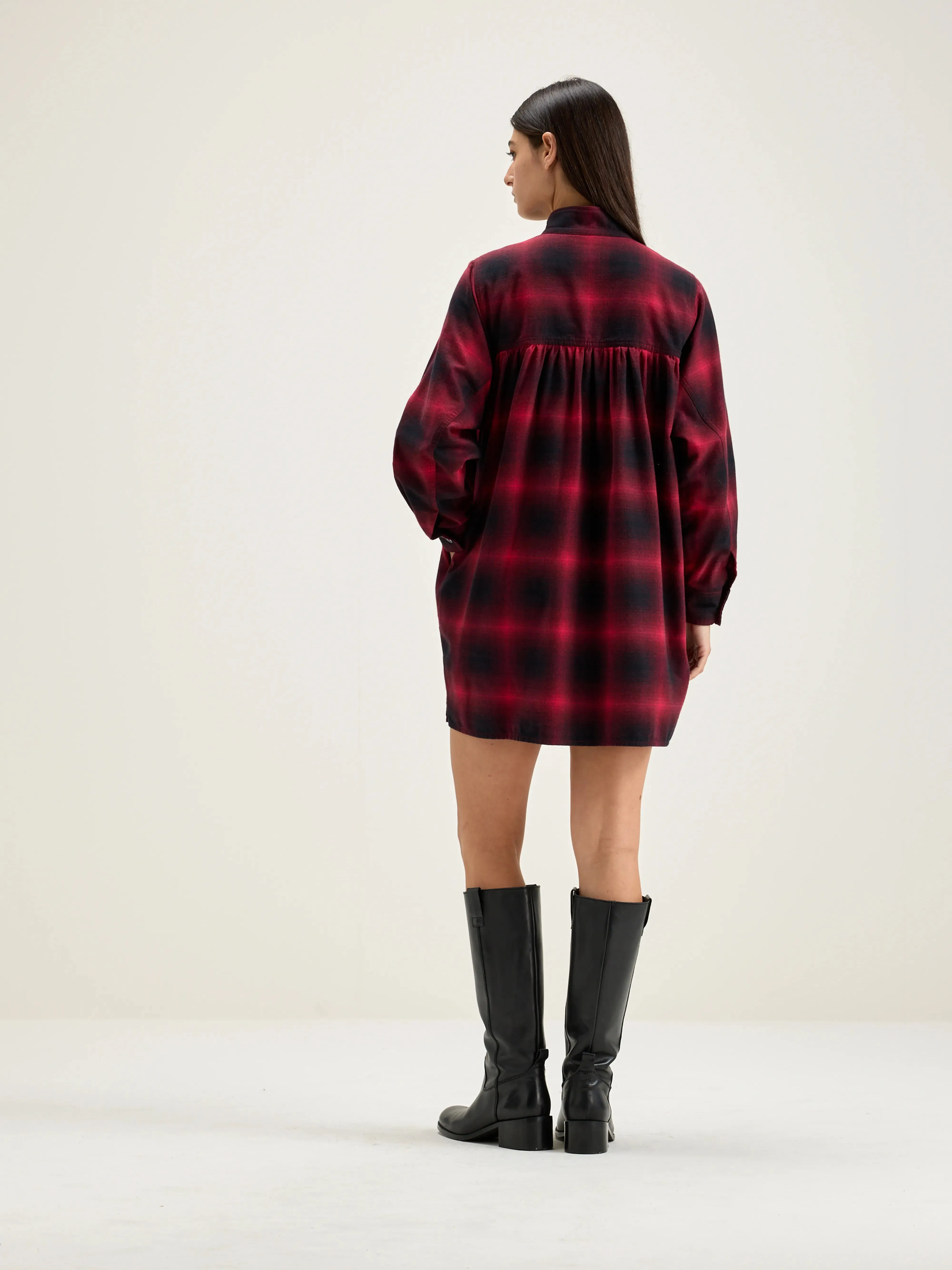 Pelly mini dress (242 / W / CHECK C) sold by Bellrose product image thumbnail 3