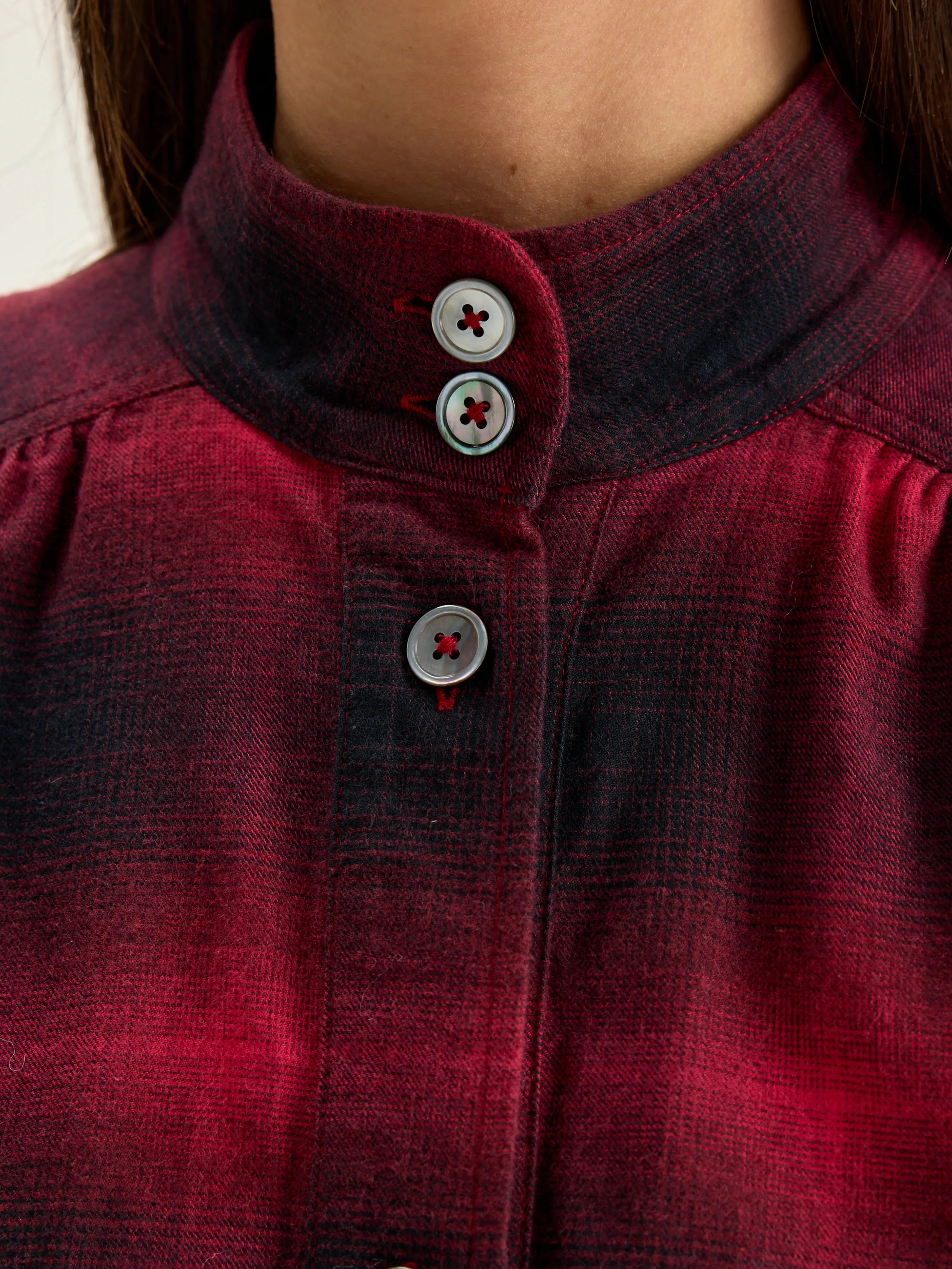 Pelly mini dress (242 / W / CHECK C) sold by Bellrose product image thumbnail 4