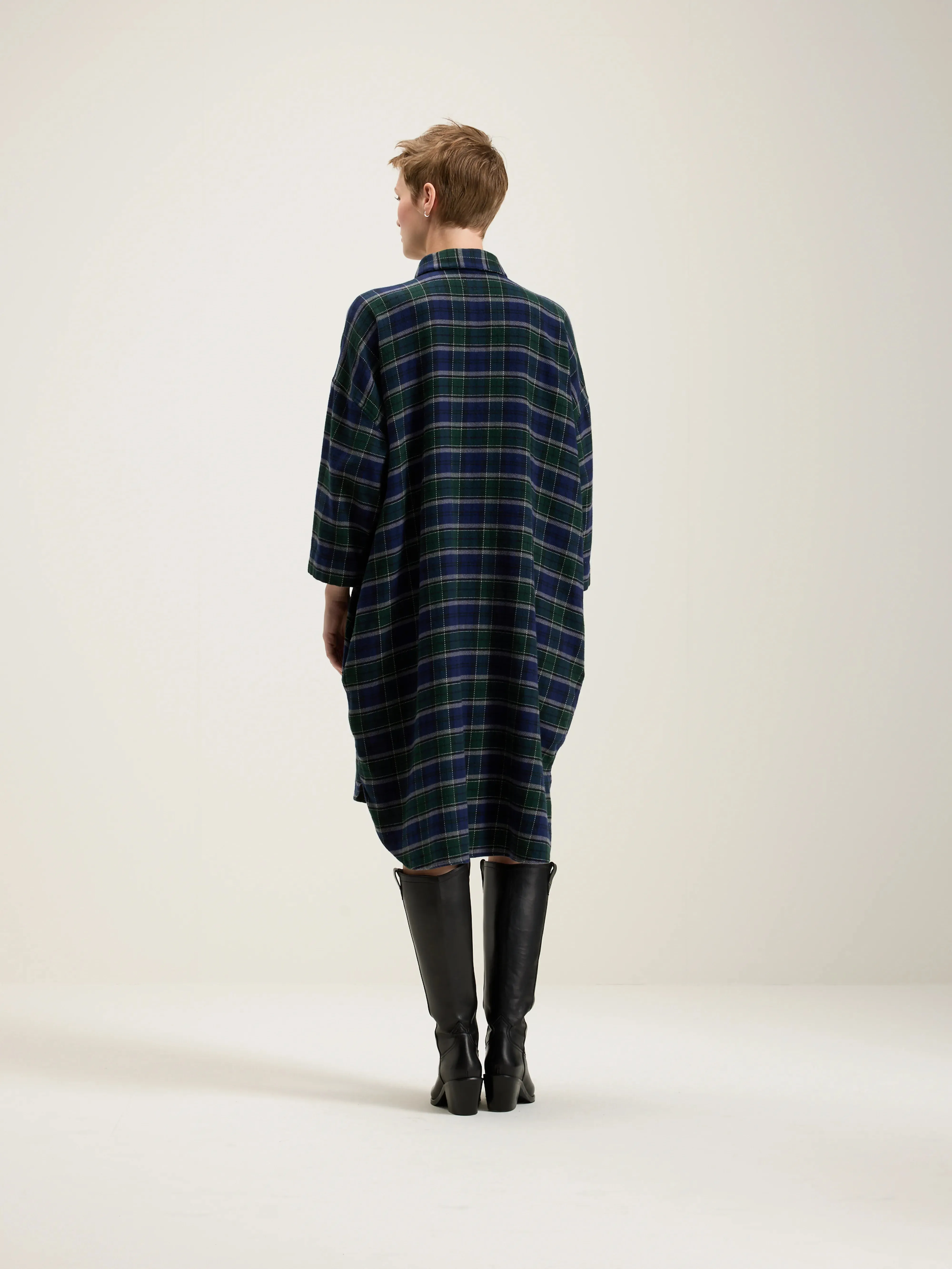 Gladys shirt dress (242 / W / CHECK F) sold by Bellrose product image thumbnail 3