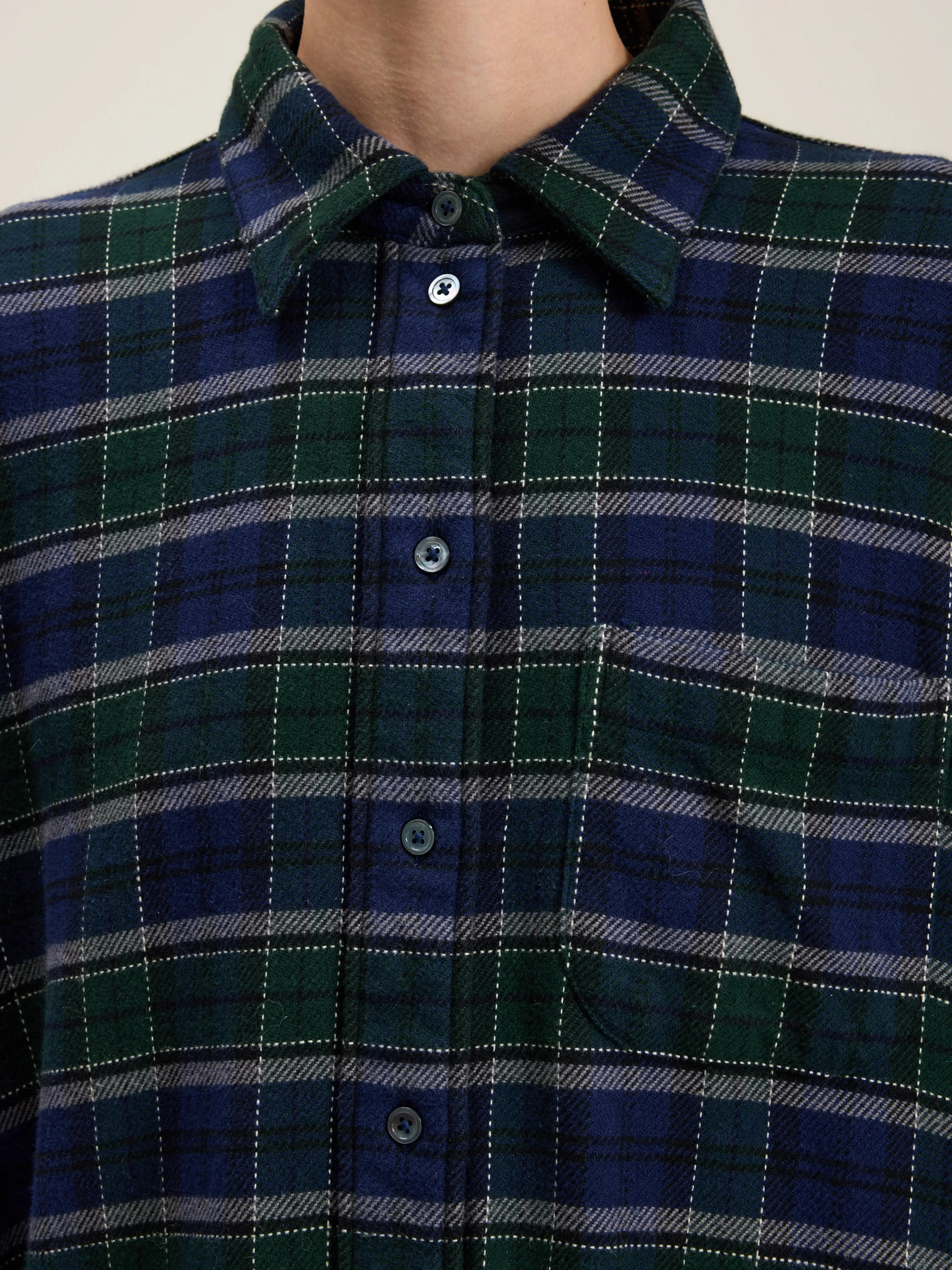 Gladys shirt dress (242 / W / CHECK F) sold by Bellrose product image thumbnail 4