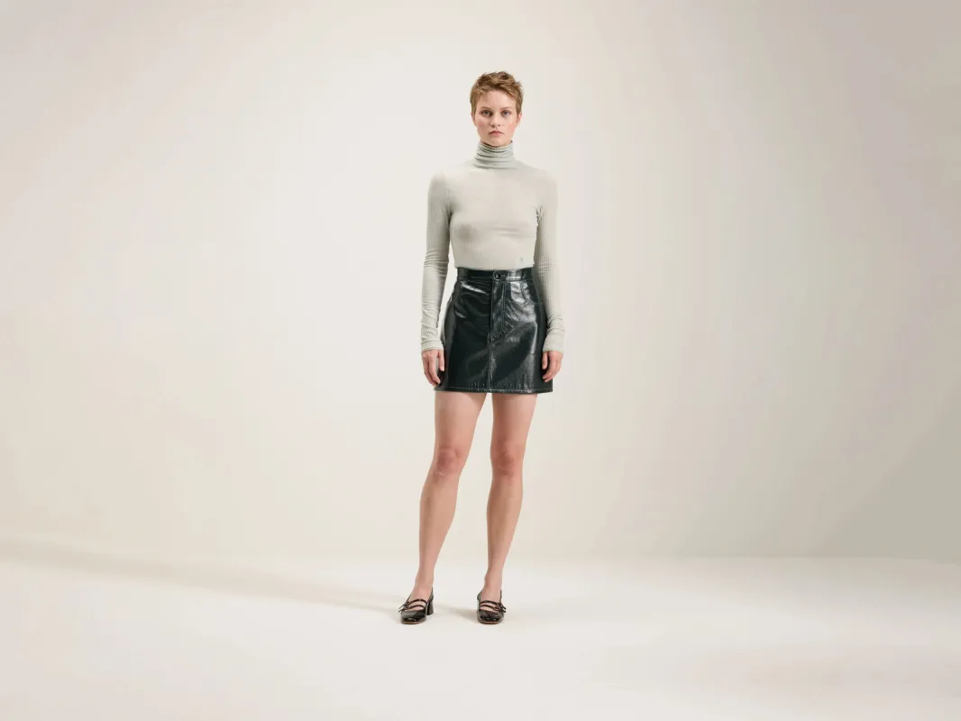 Sour mini skirt (242 / W / ACIER) sold by Bellrose