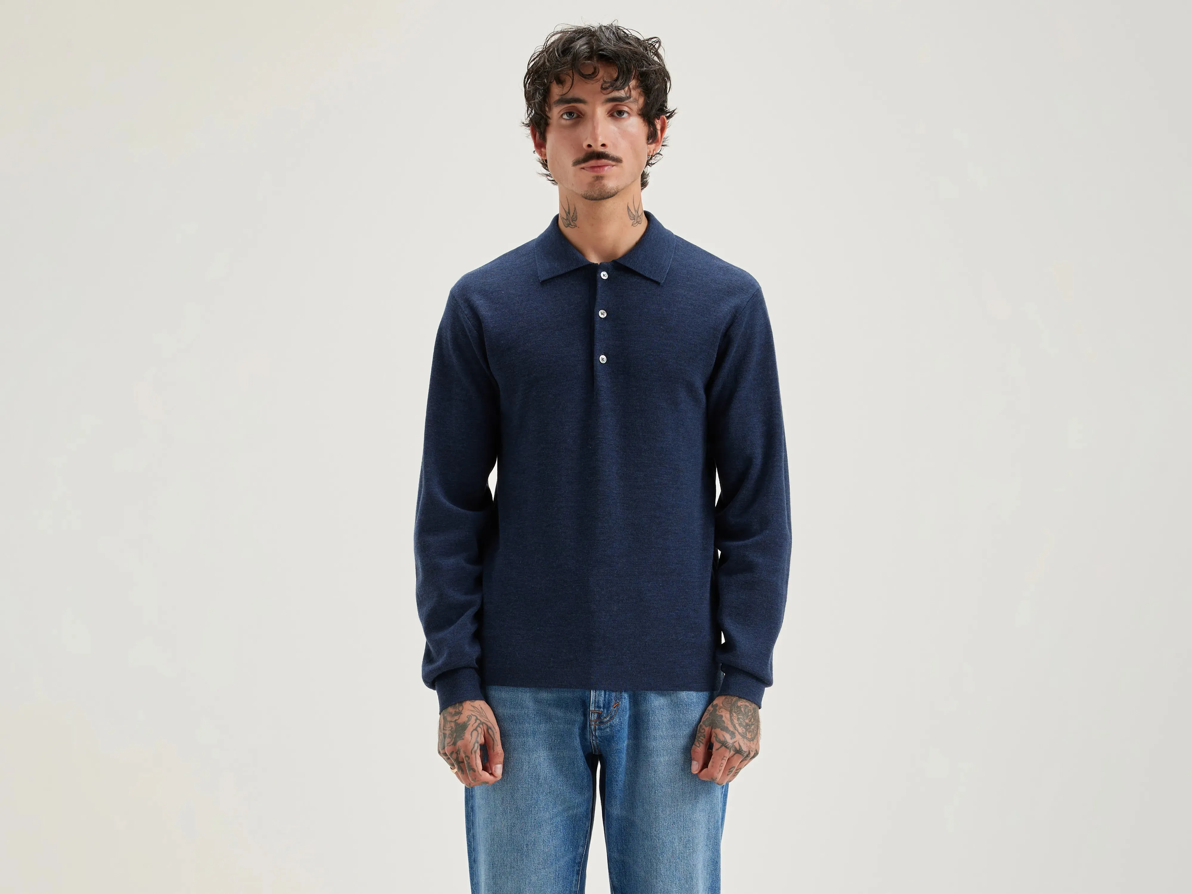 Dynol polo-style sweater (242 / M / NIGHT SHADOW) sold by Bellrose