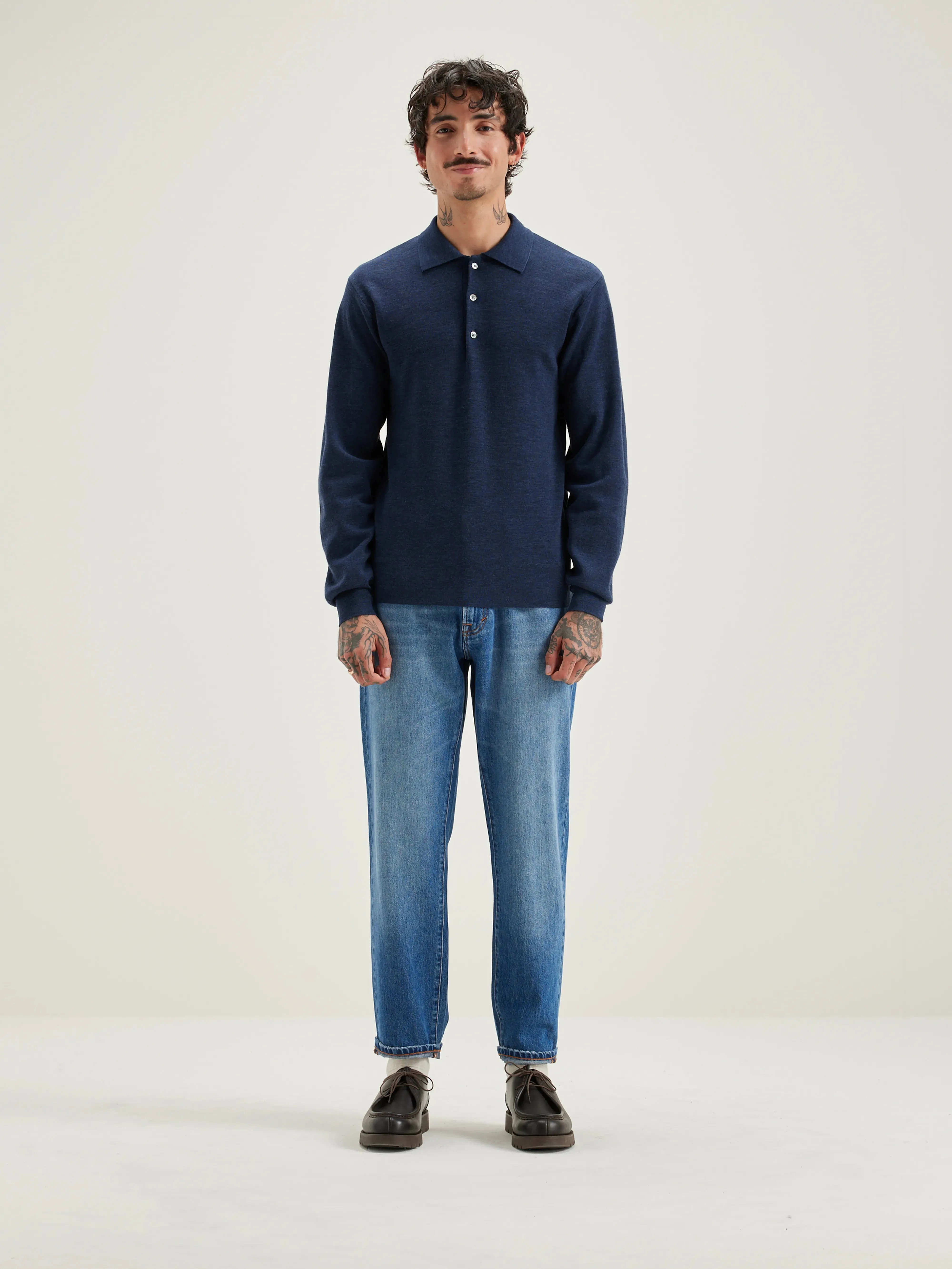 Dynol polo-style sweater (242 / M / NIGHT SHADOW) sold by Bellrose product image thumbnail 3