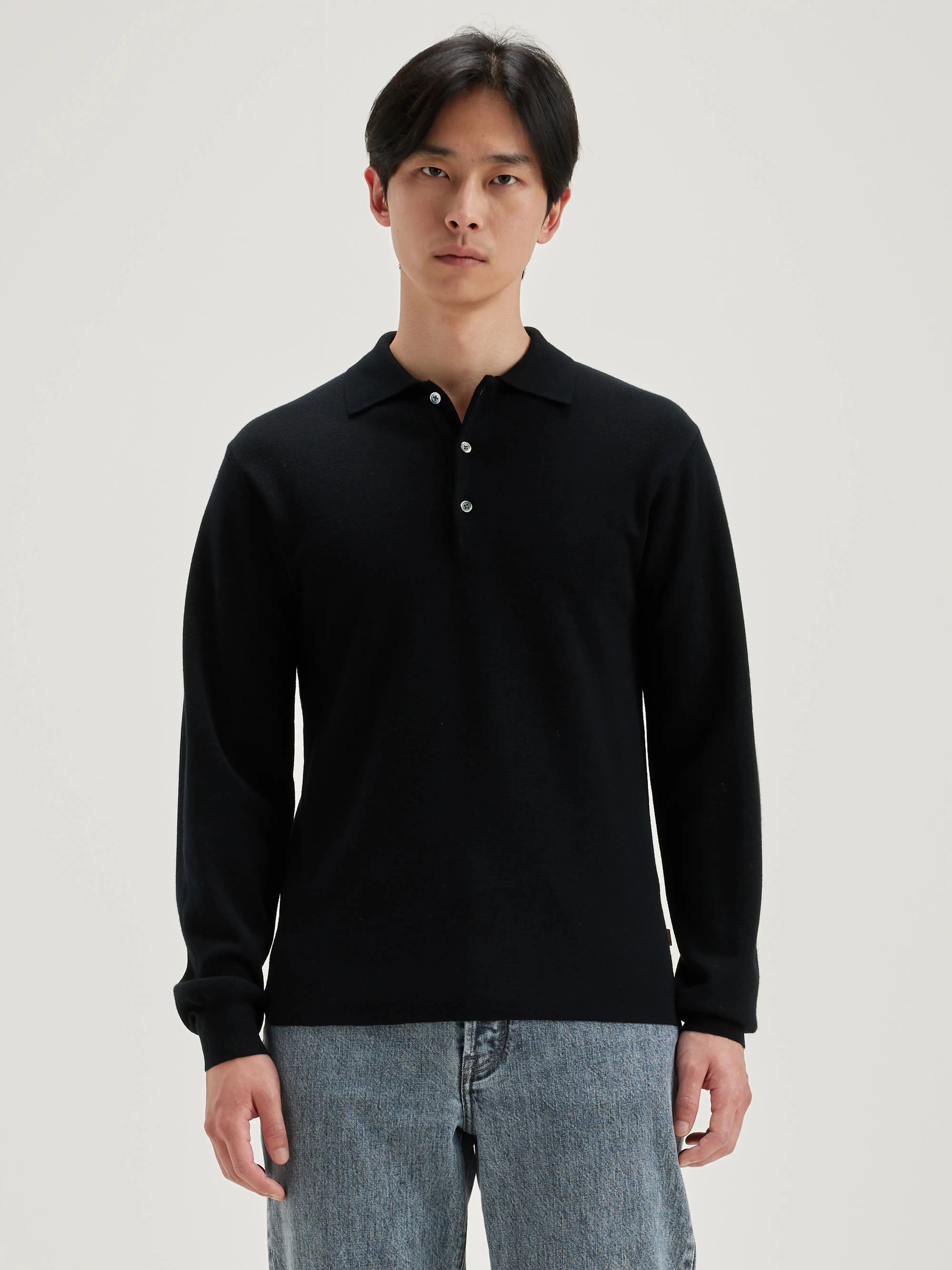 Dynol polo-style sweater (242 / M / BLACK BLUE) sold by Bellrose product image thumbnail 2