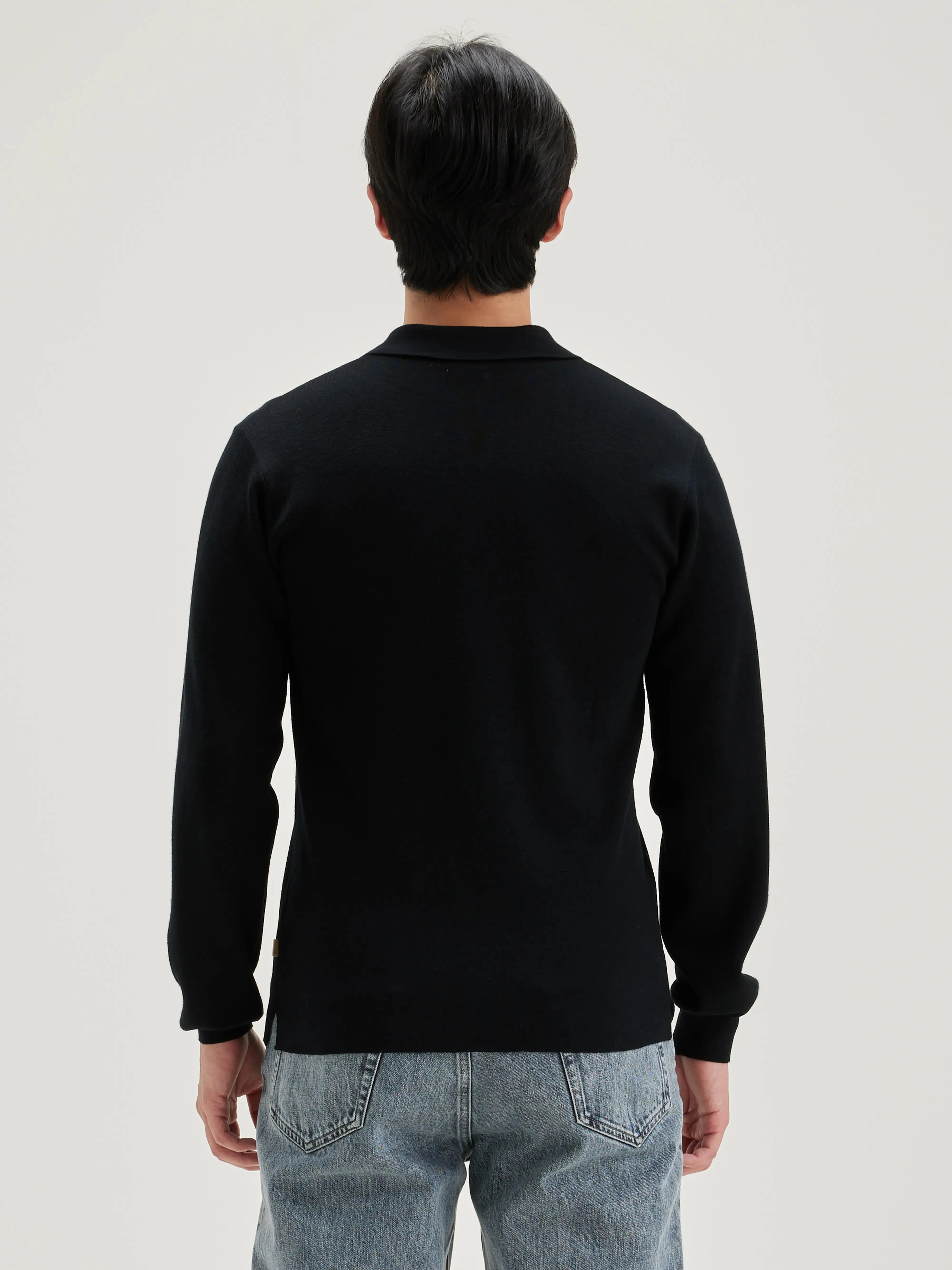 Dynol polo-style sweater (242 / M / BLACK BLUE) sold by Bellrose product image thumbnail 4