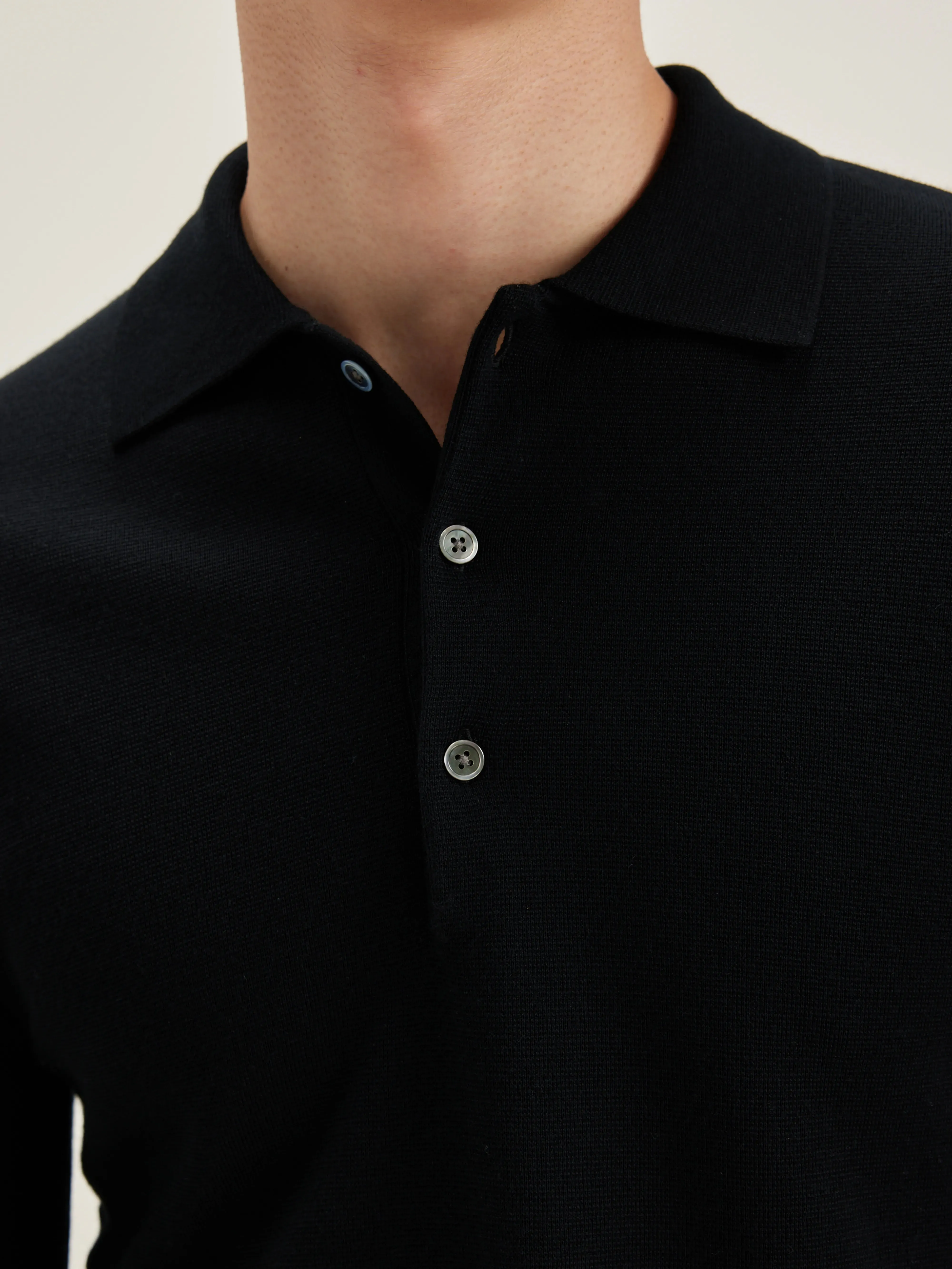 Dynol polo-style sweater (242 / M / BLACK BLUE) sold by Bellrose product image thumbnail 5