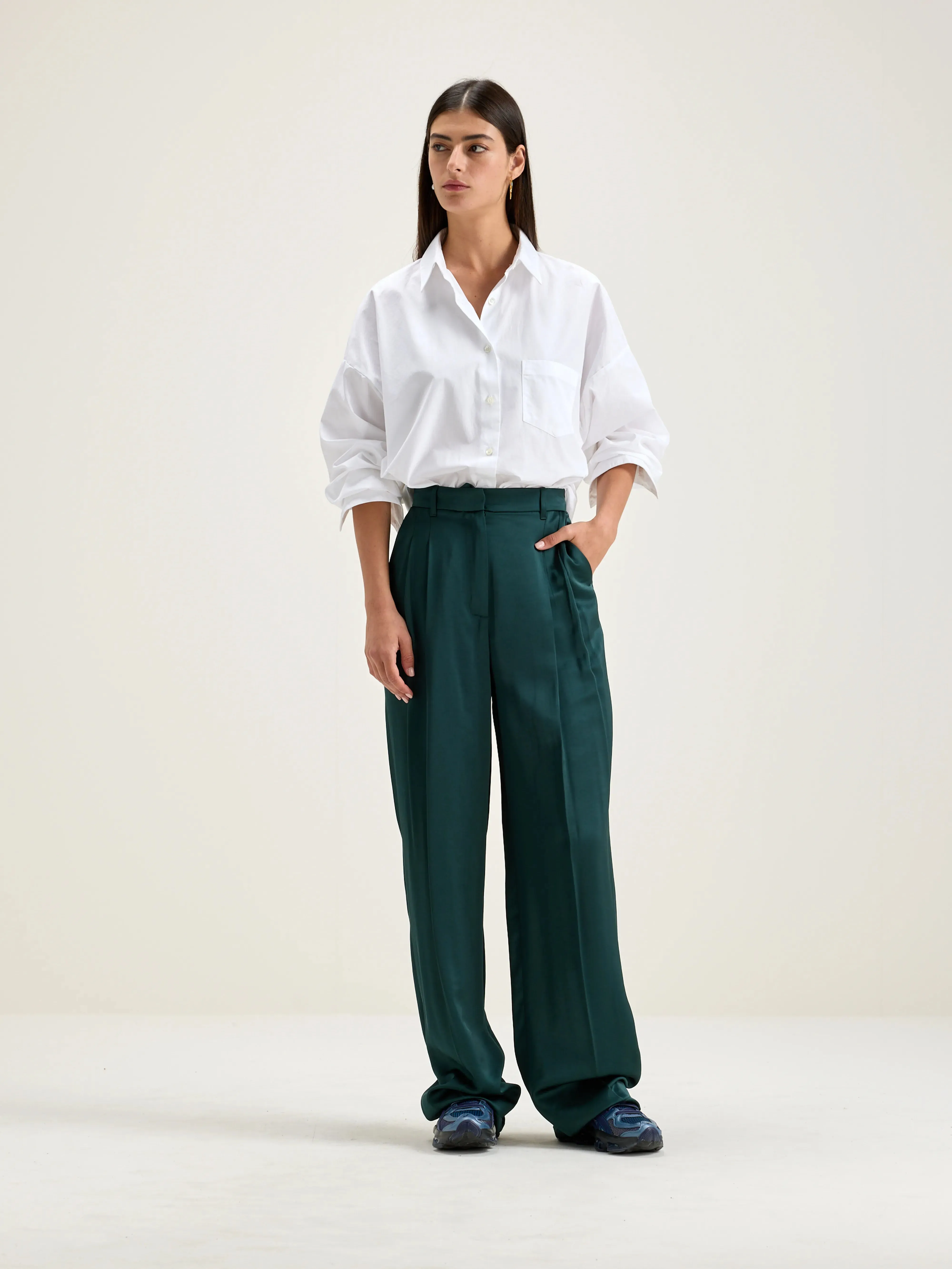 Dominic tailored trousers (242 / W / HUNTER) sold by Bellrose product image thumbnail 3