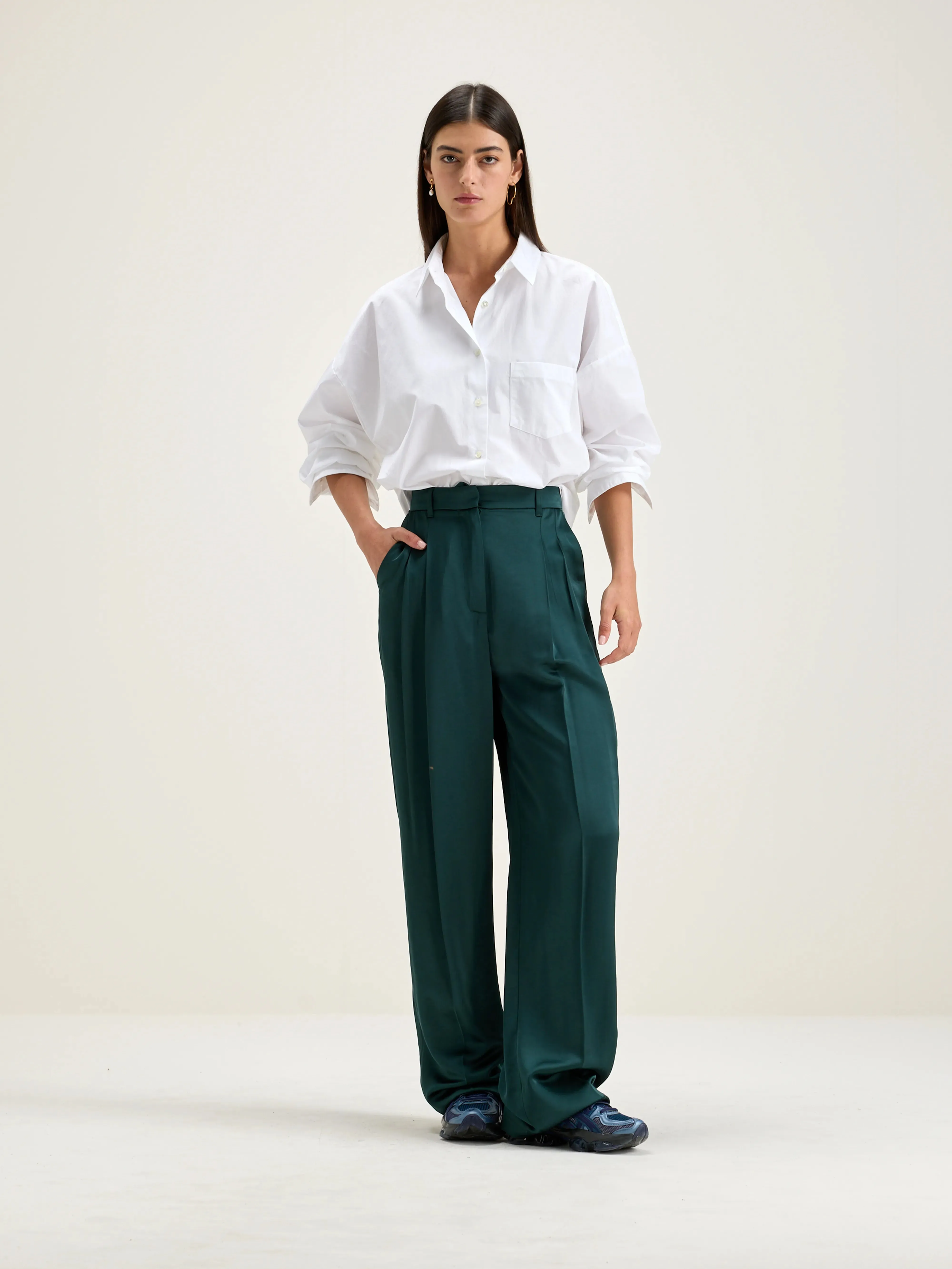 Dominic tailored trousers (242 / W / HUNTER) sold by Bellrose product image thumbnail 4