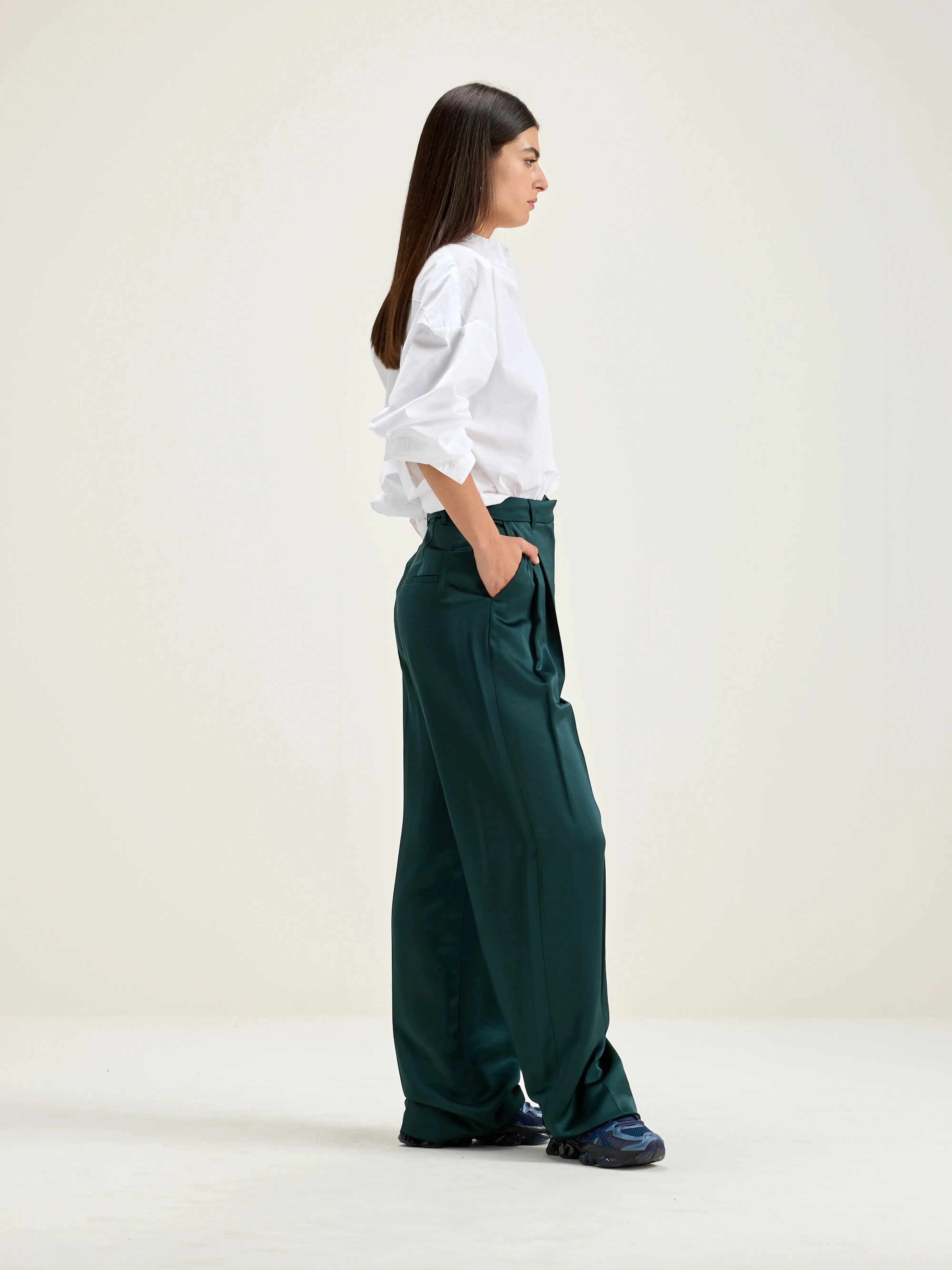 Dominic tailored trousers (242 / W / HUNTER) sold by Bellrose product image thumbnail 5