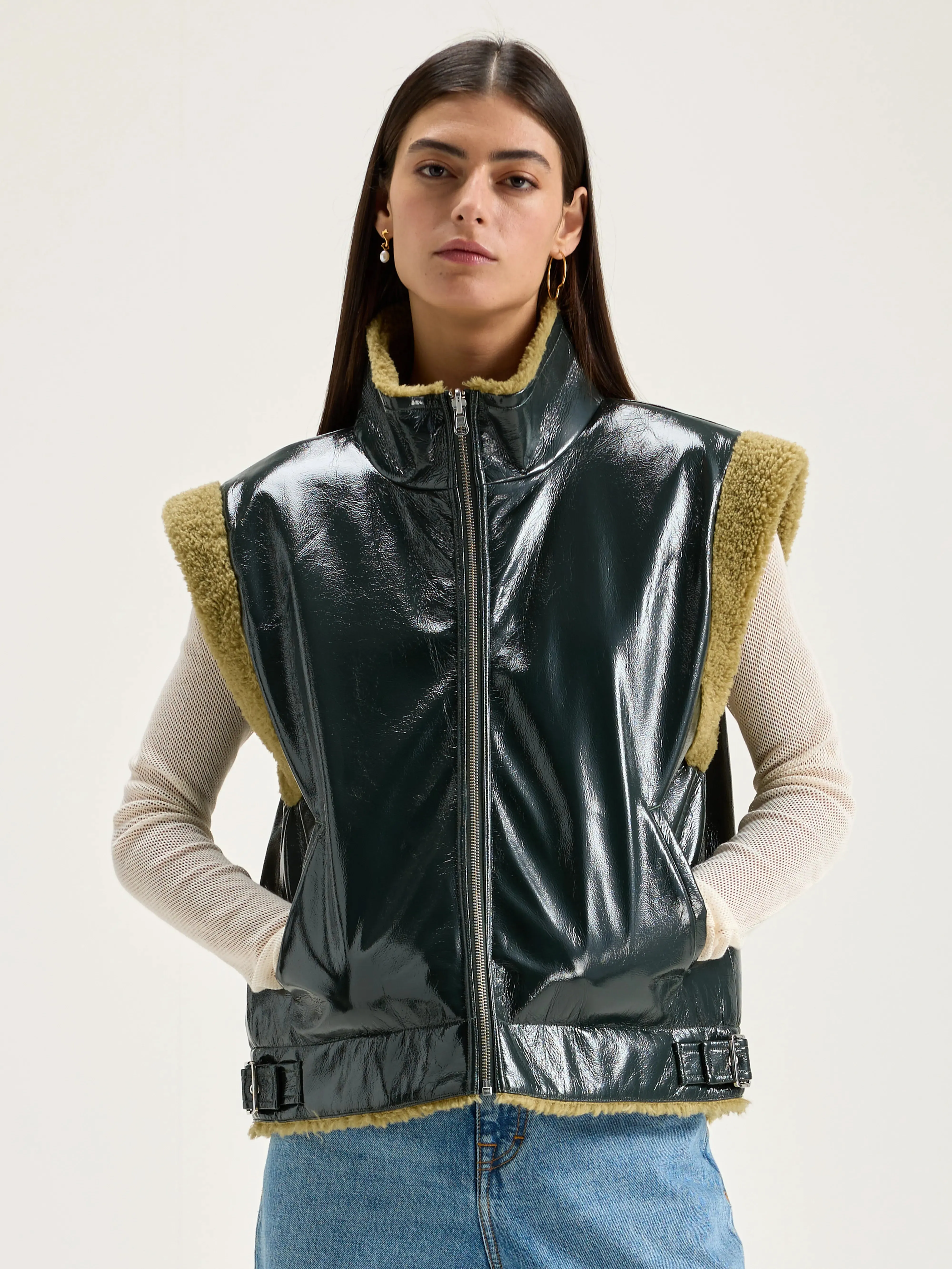 Hodda zip-up bodywarmer (242 / W / ACIER) sold by Bellrose product image thumbnail 3