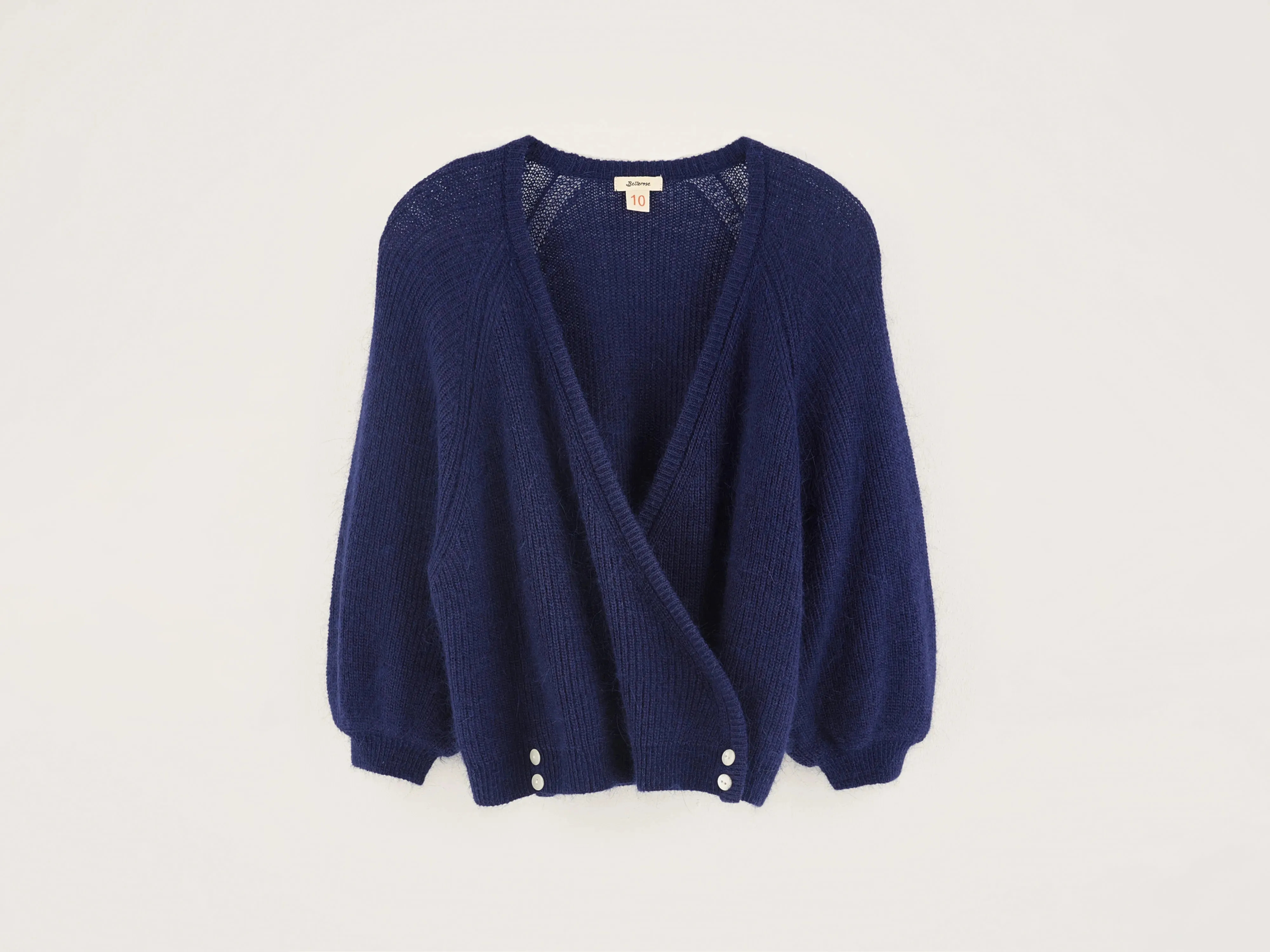 Dioph v-neck cardigan (242 / G / WORKER) sold by Bellrose