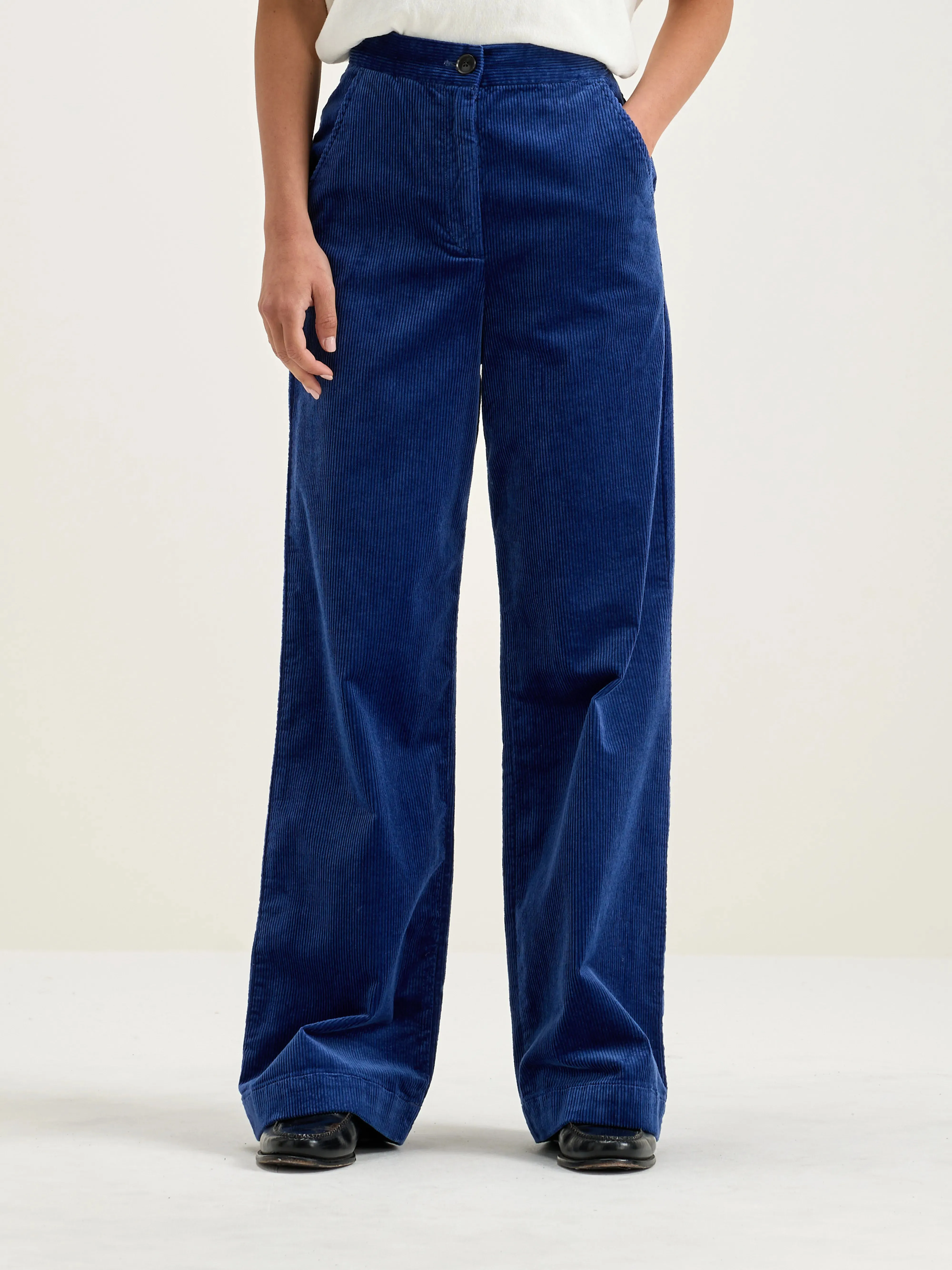Gabor straight wide trousers (242 / W / BLUE) sold by Bellrose product image thumbnail 3