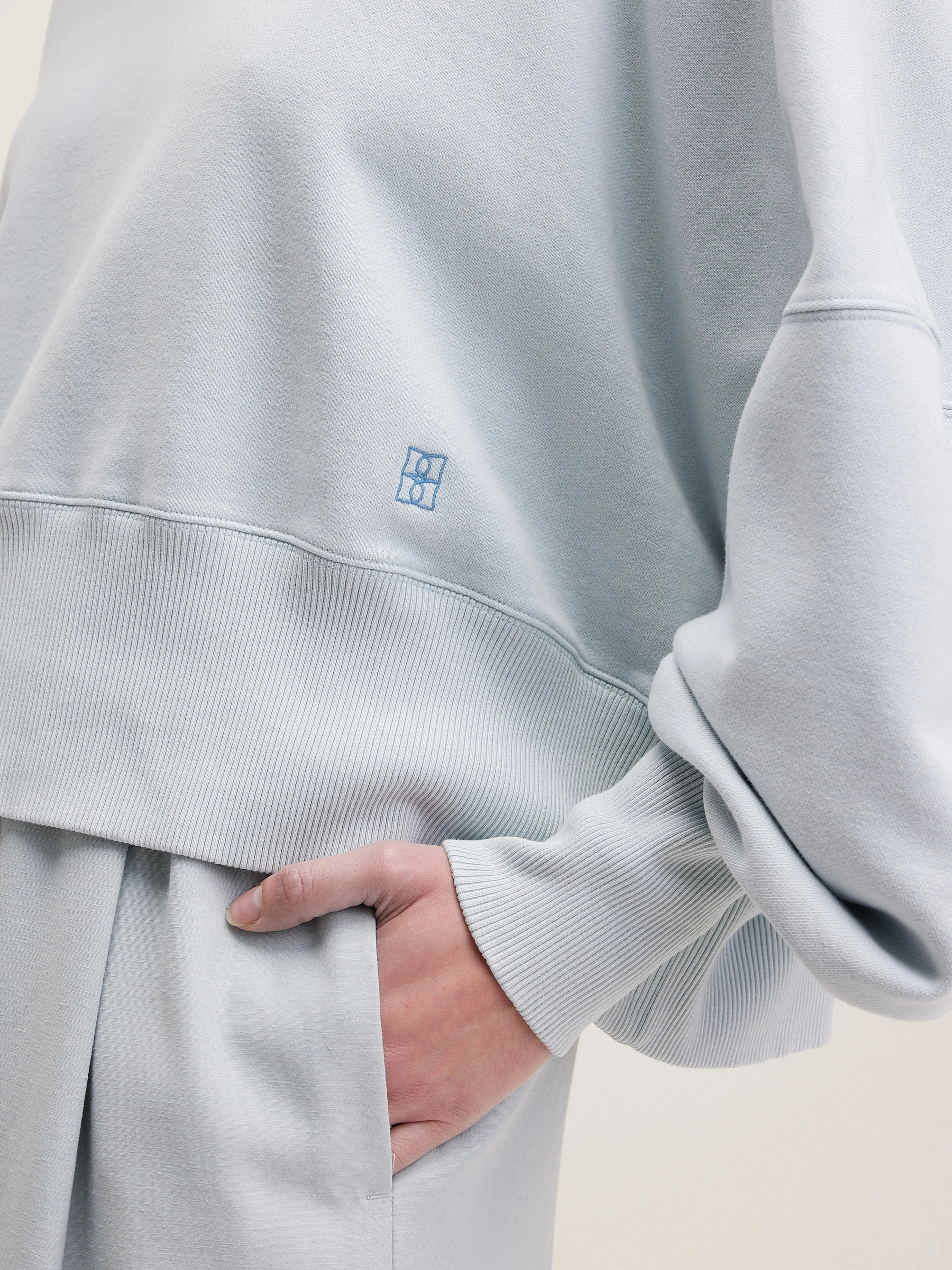 Salva cropped sweatshirt (242 / W / GIVRE) sold by Bellrose product image thumbnail 5