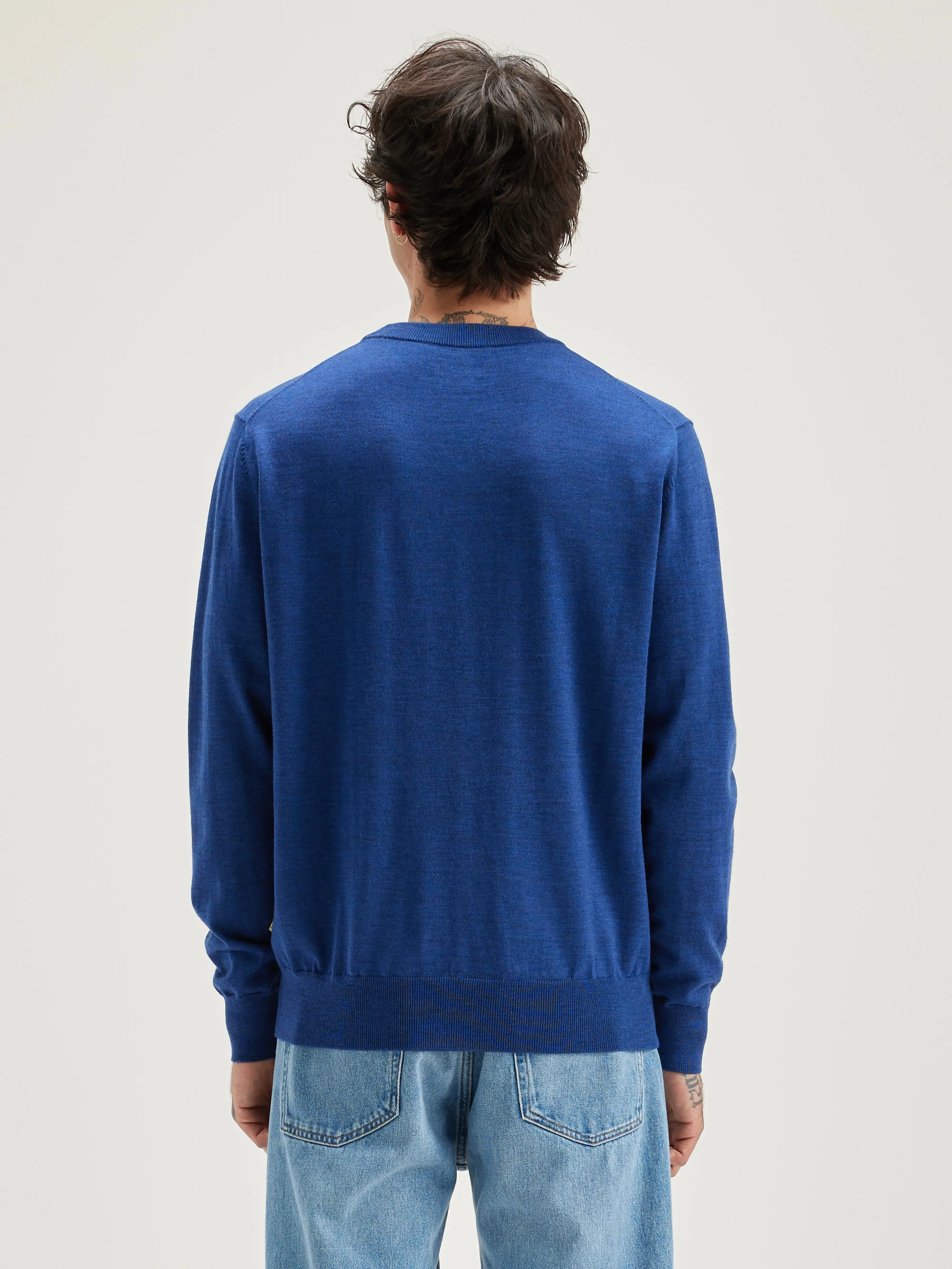 Dilliv crew-neck sweater (242 / M / BLUE MIX) sold by Bellrose product image thumbnail 4