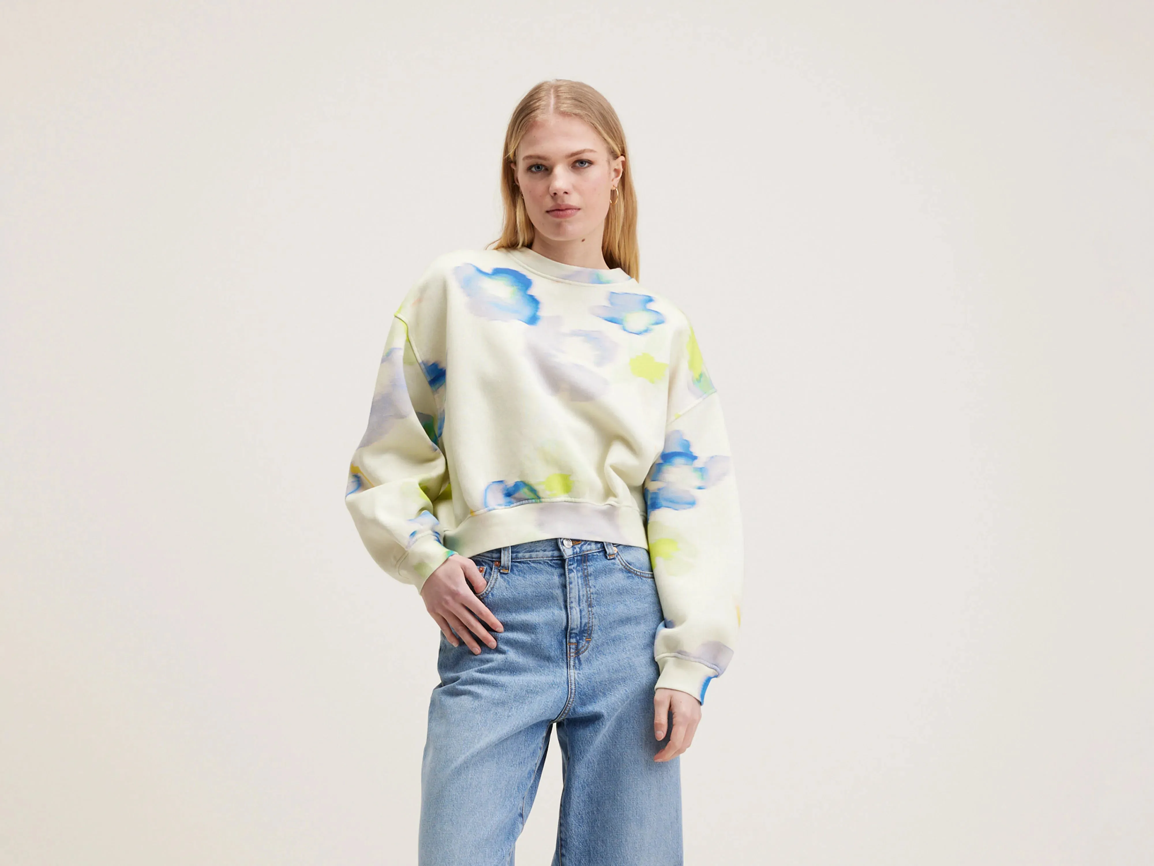 Fancy floral printed sweatshirt (242 / W / COMBO B) sold by Bellrose