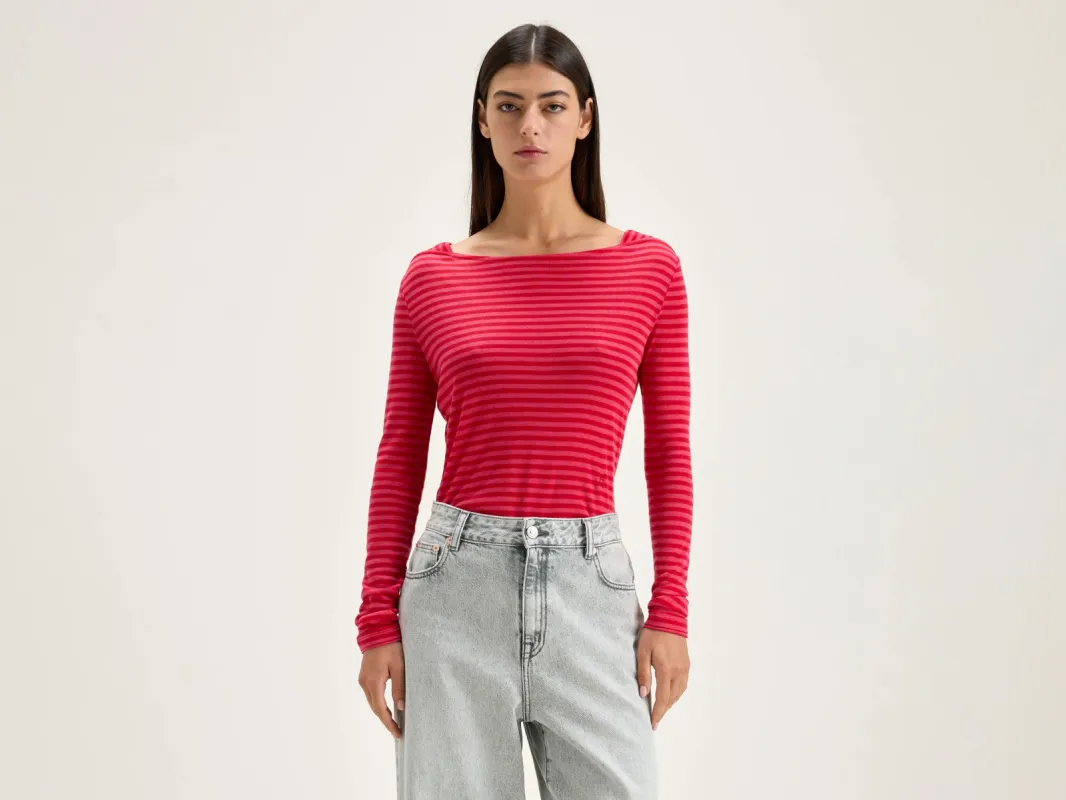 Veras slim t-shirt (242 / W / STRIPE A) made by Bellerose