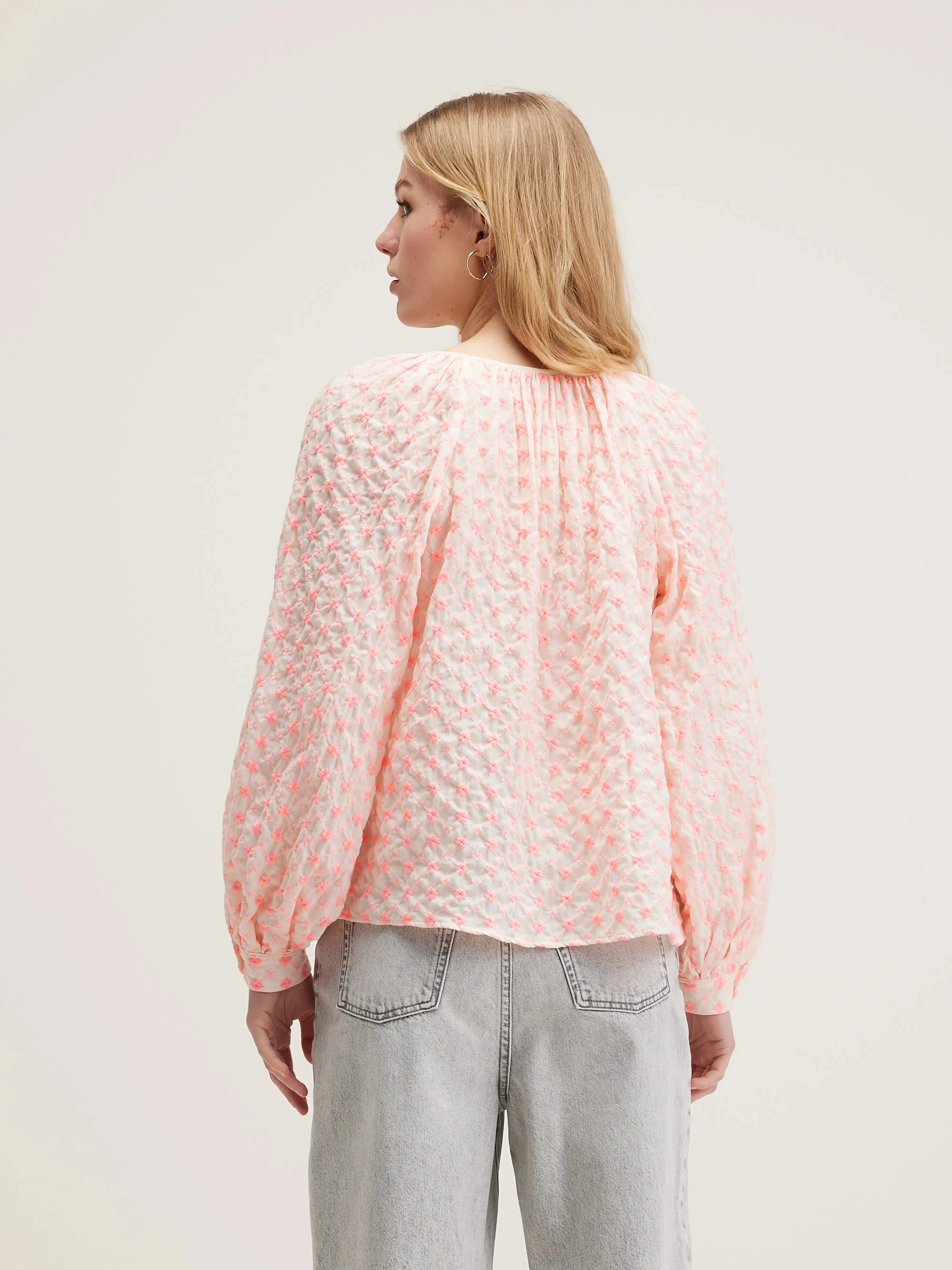 Haiti romantic blouse (242 / W / COMBO B) sold by Bellrose product image thumbnail 3