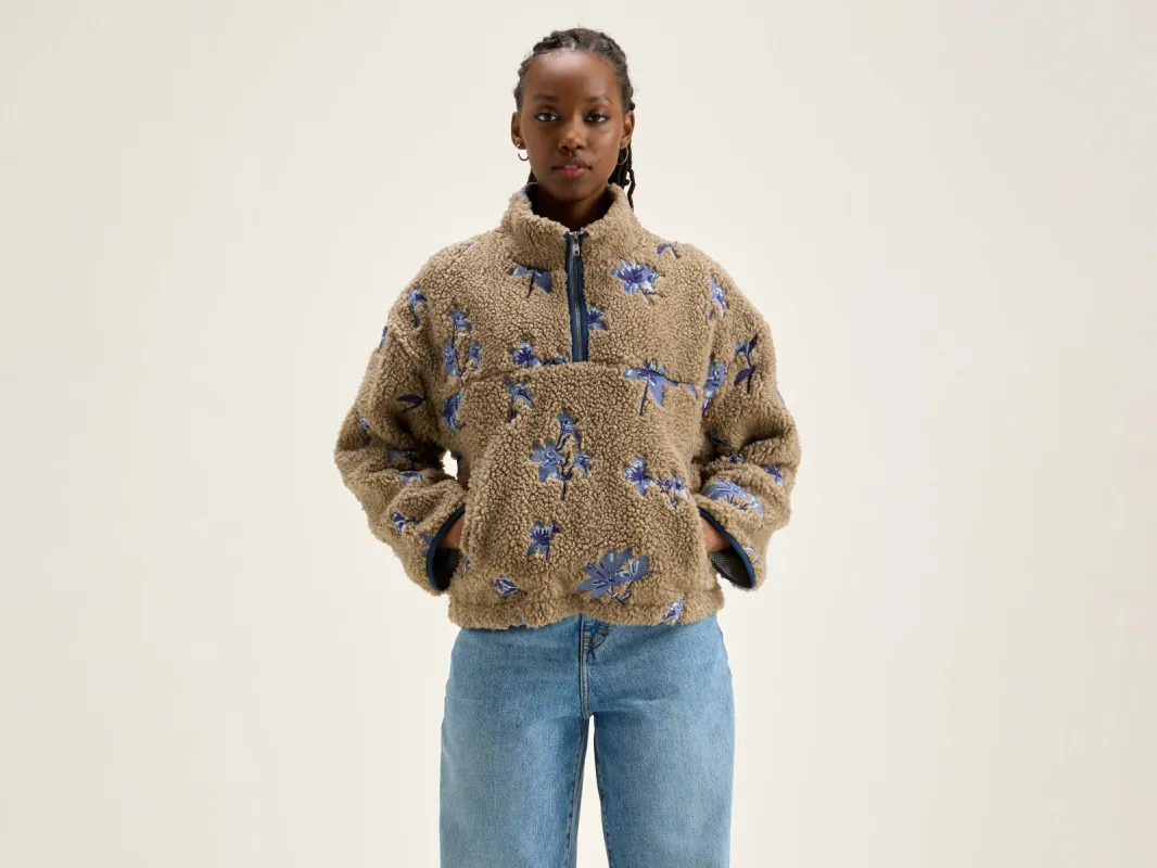 Nilou teddy sweatshirt (242 / W / COMBO B) sold by Bellrose