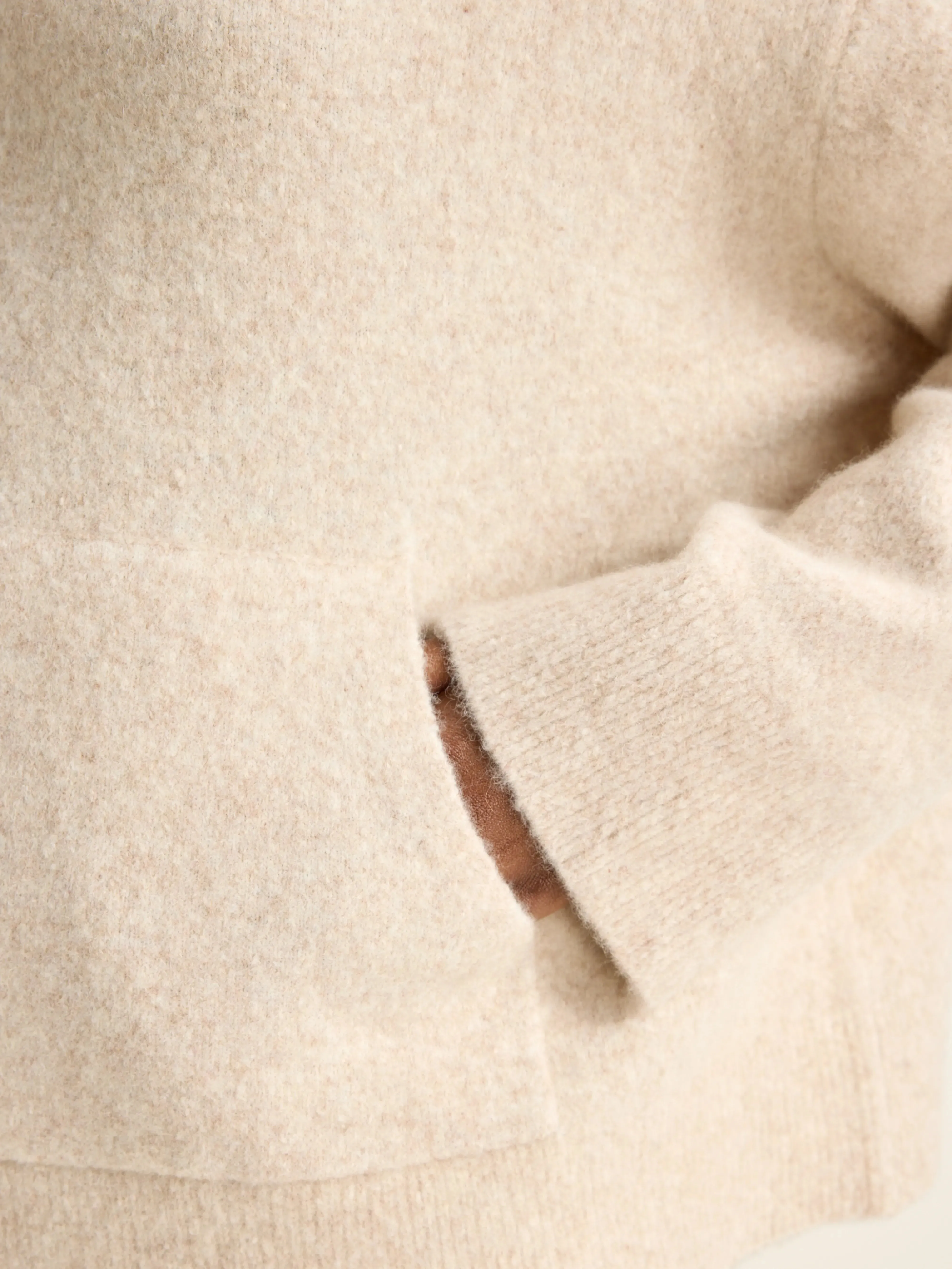 Dera knitted hoodie (242 / W / CREAM) sold by Bellrose product image thumbnail 5