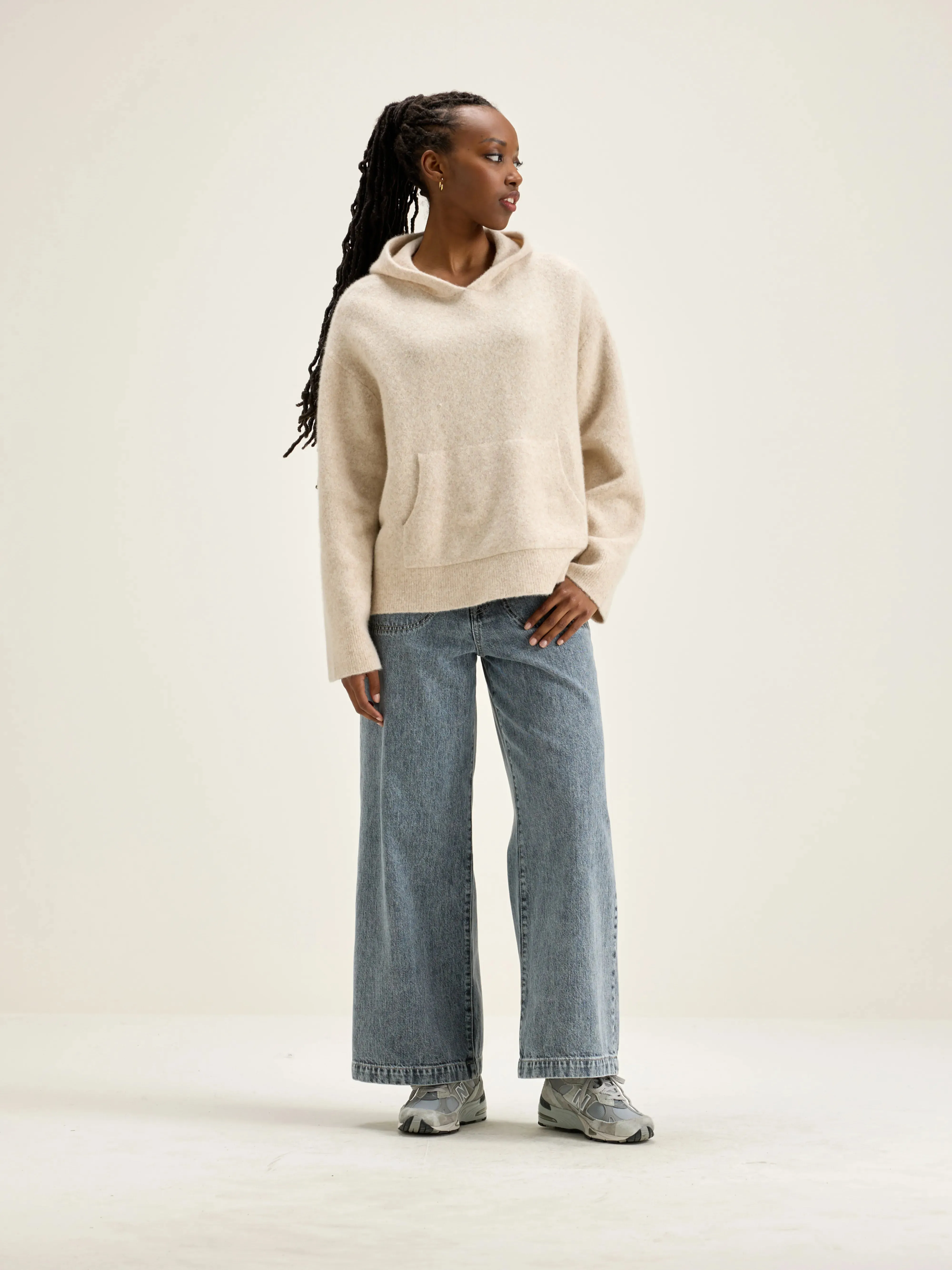 Dera knitted hoodie (242 / W / CREAM) sold by Bellrose product image thumbnail 3