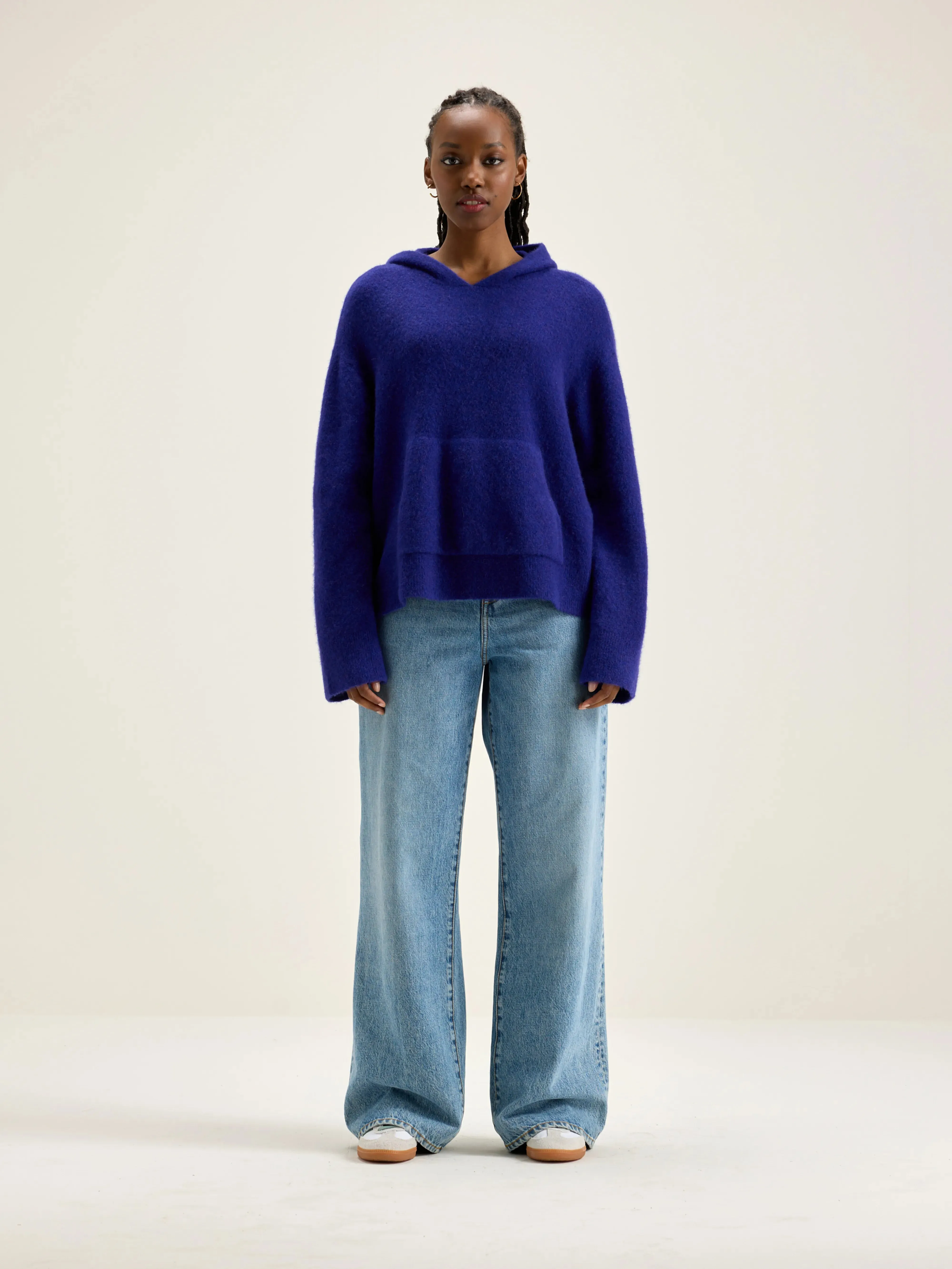 Dera knitted hoodie (242 / W / IRIS BLOOM) sold by Bellrose product image thumbnail 3