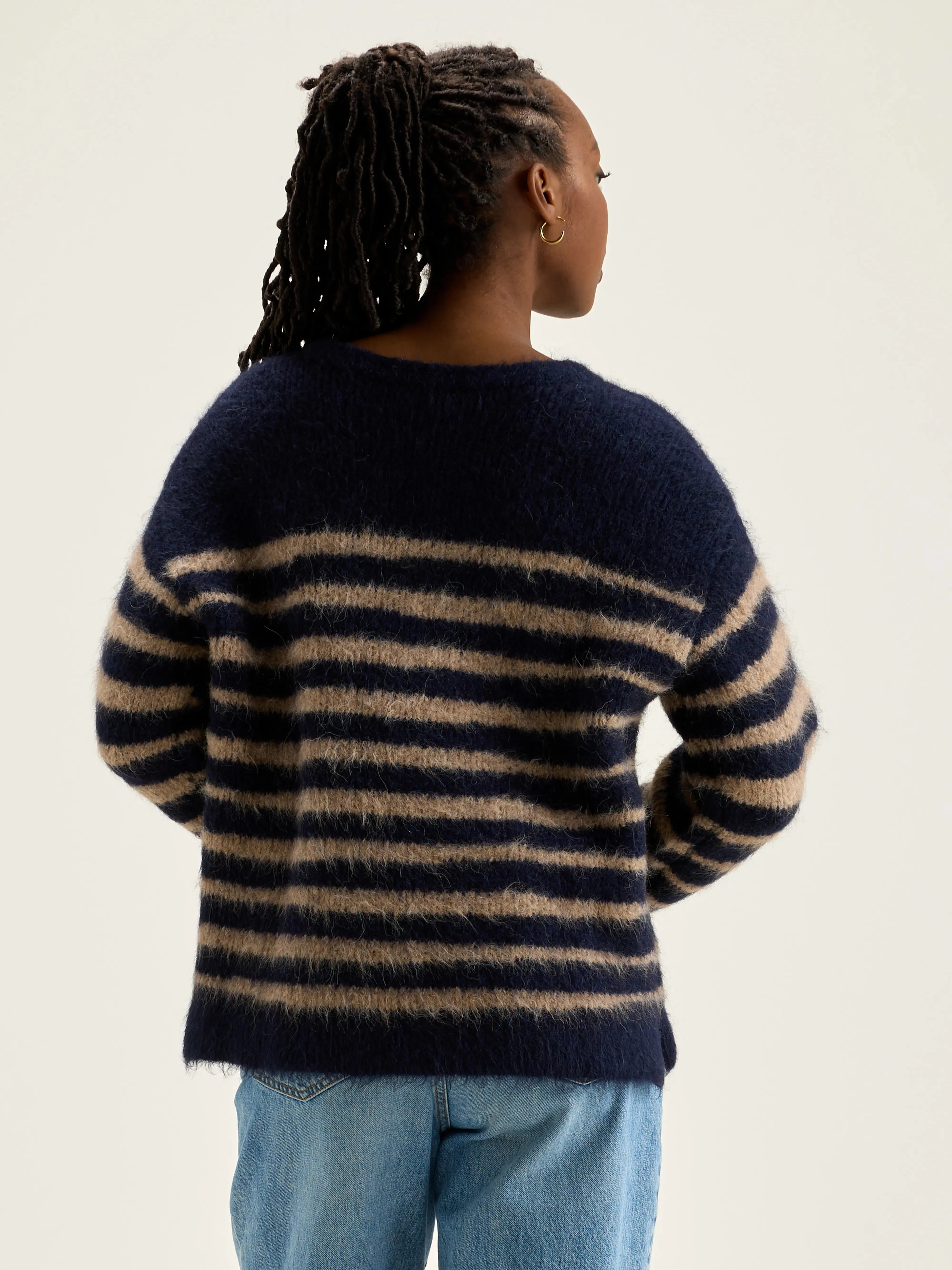 Decat crew-neck sweater (242 / W / STRIPE C) sold by Bellrose product image thumbnail 4