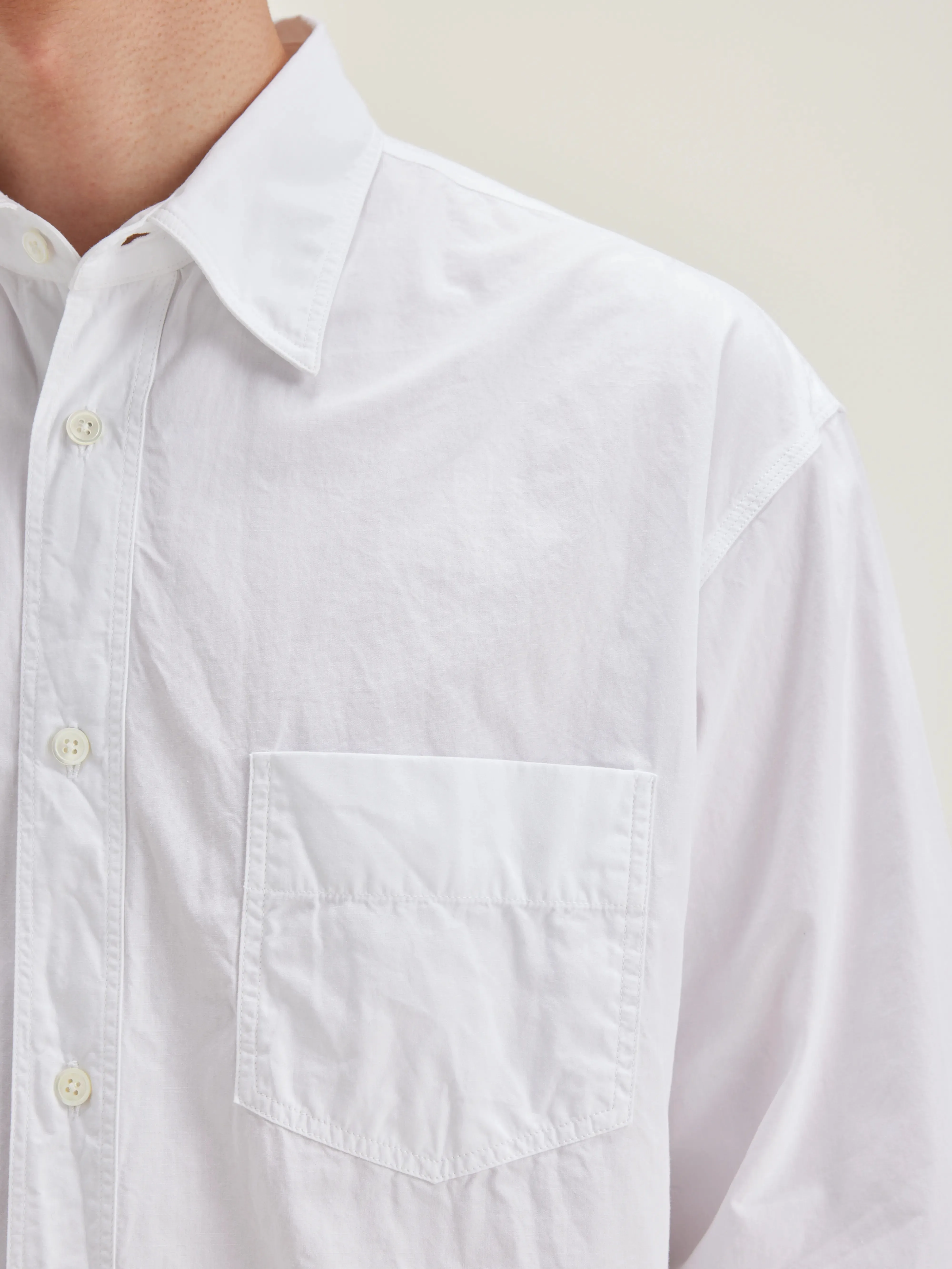 Lighty relaxed shirt (242 / M / WHITE) sold by Bellrose product image thumbnail 5