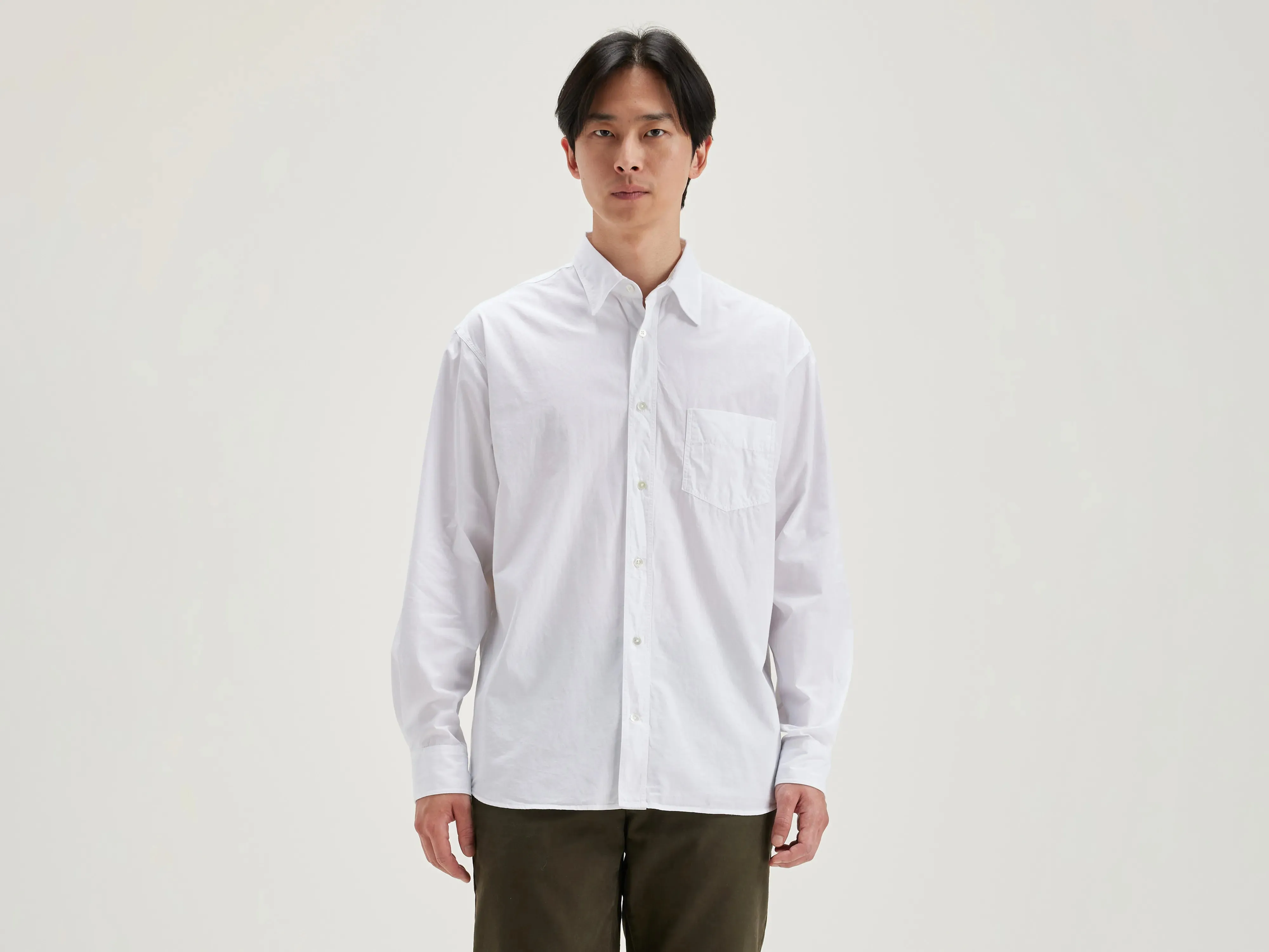 Lighty relaxed shirt (242 / M / WHITE) sold by Bellrose