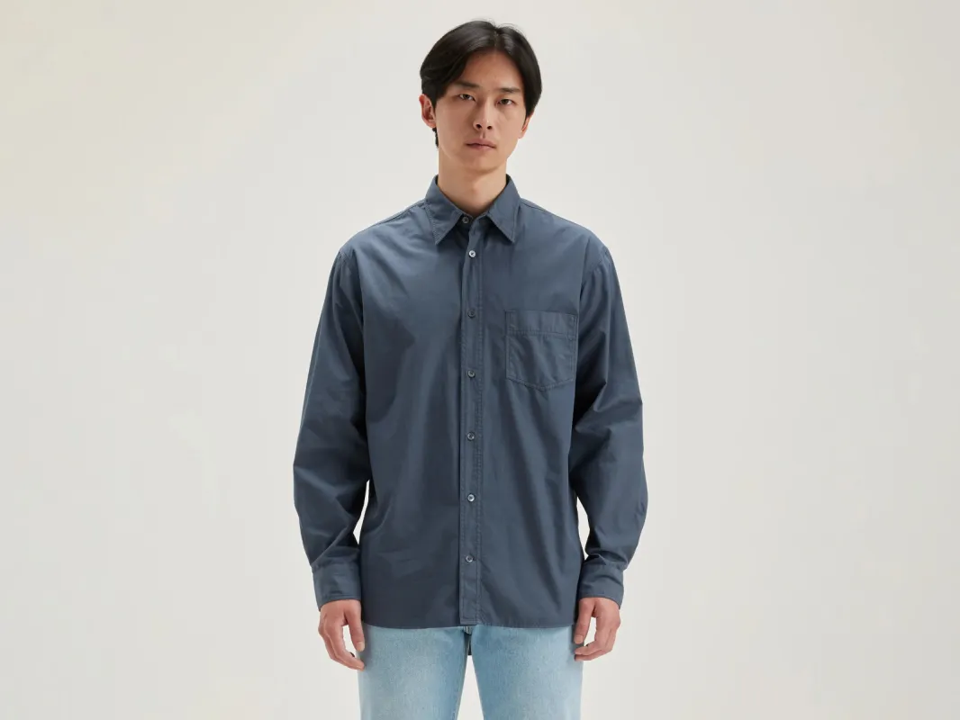 Lighty relaxed shirt (242 / M / BLUE NIGHTS) sold by Bellrose