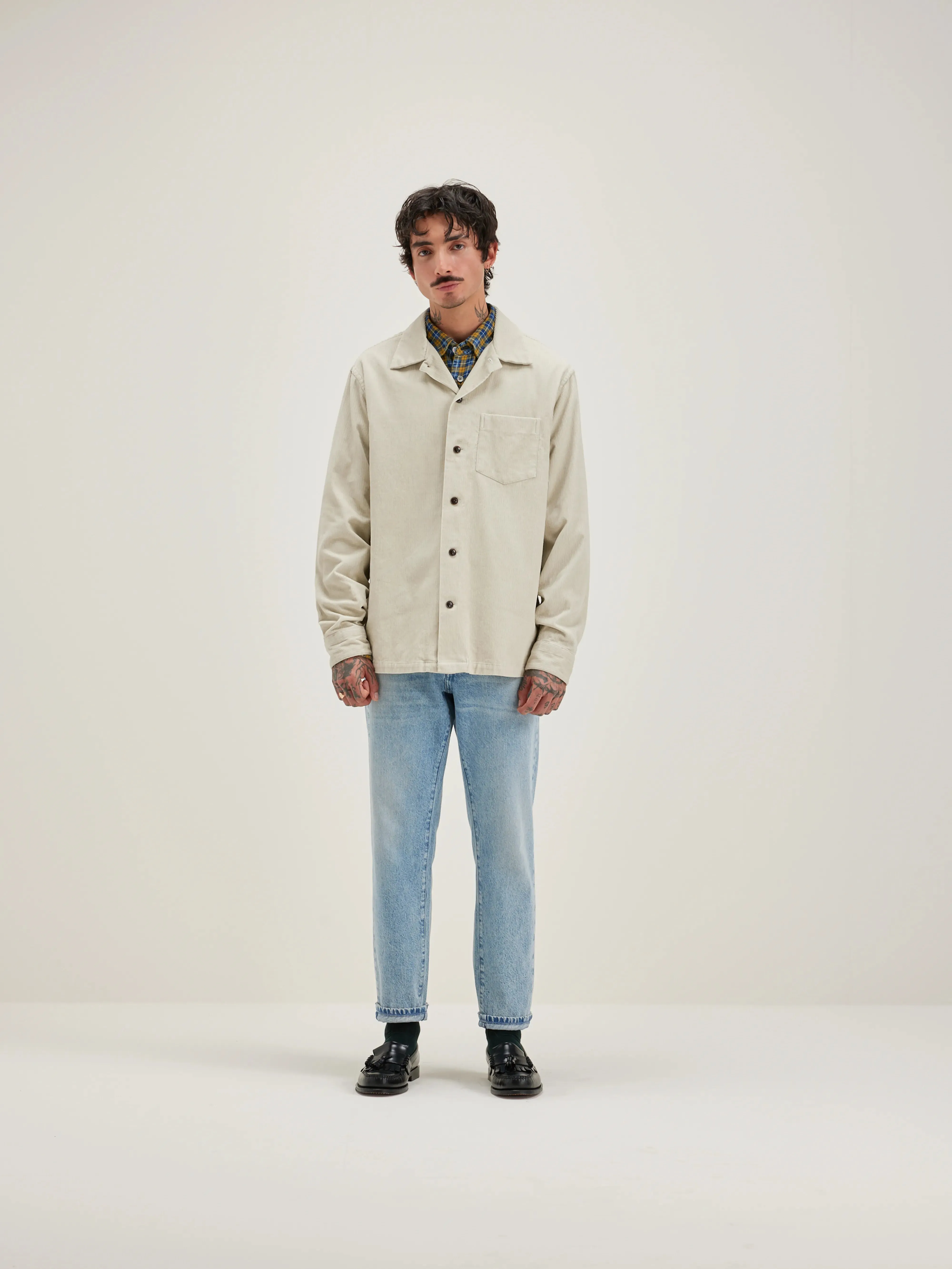 Goney corduroy overshirt (242 / M / CRAIE) sold by Bellrose product image thumbnail 2