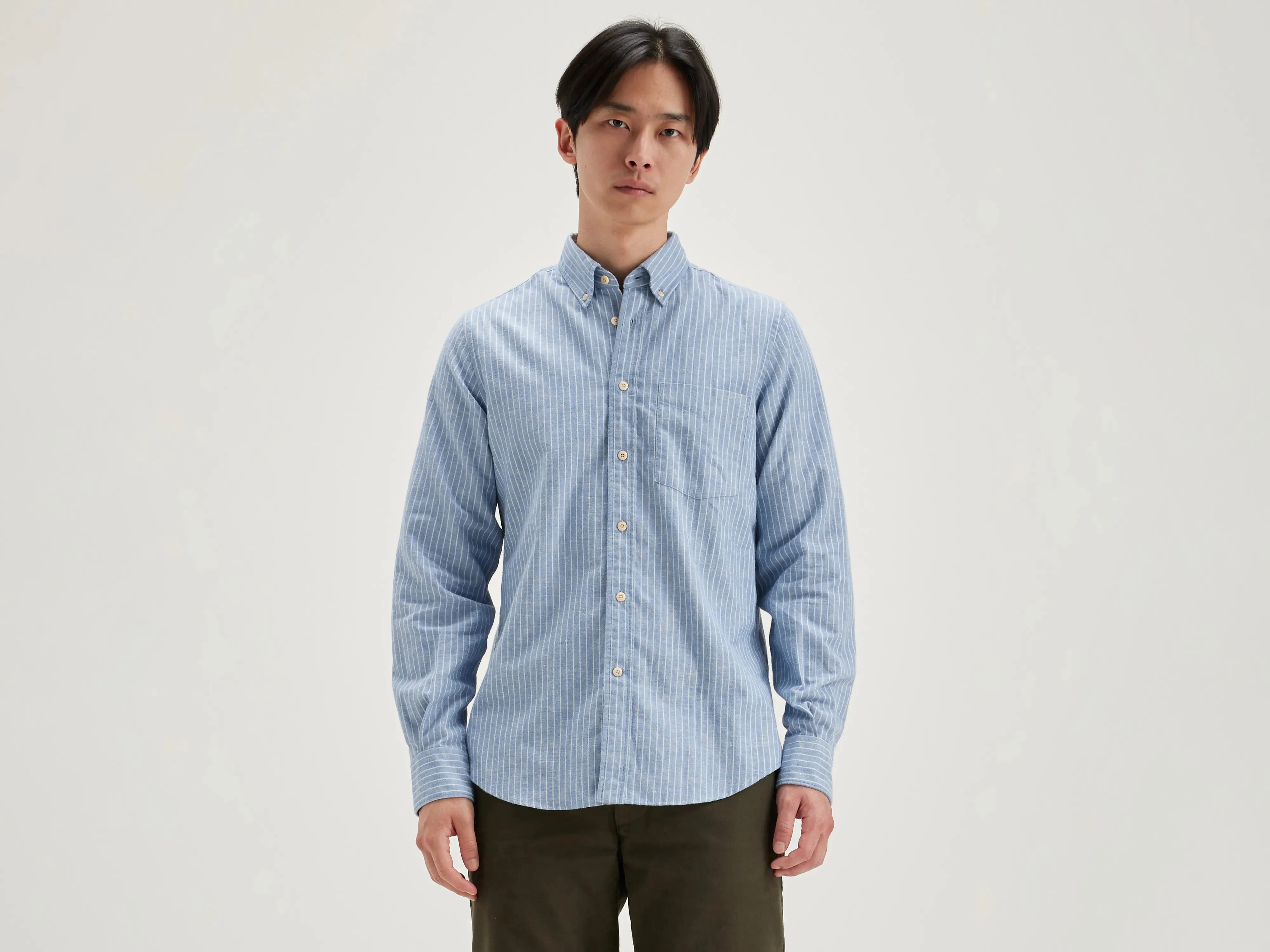 Mire slim shirt (242 / M / STRIPE E) sold by Bellrose