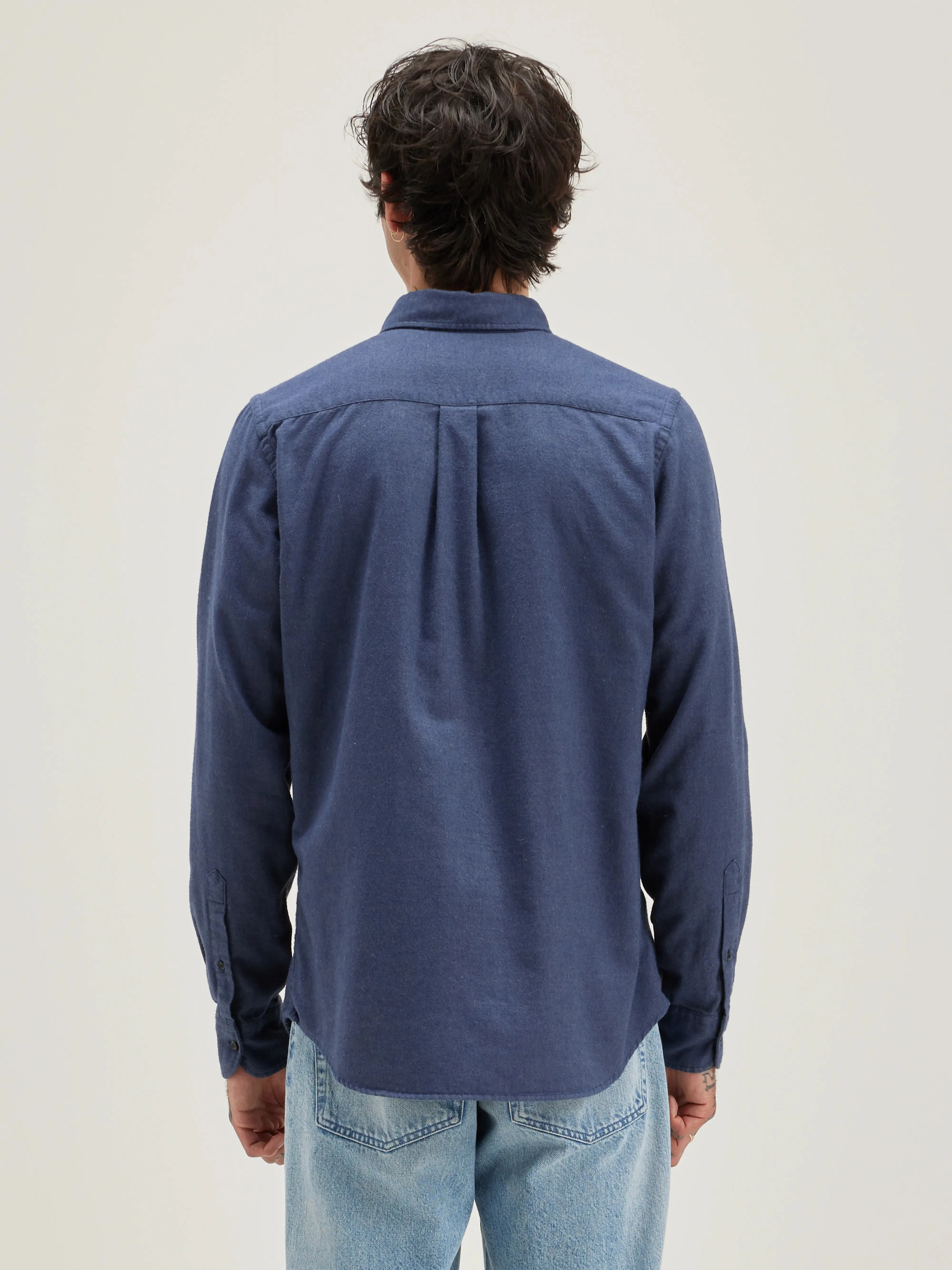 Mire slim shirt (242 / M / METAL BLUE) sold by Bellrose product image thumbnail 4