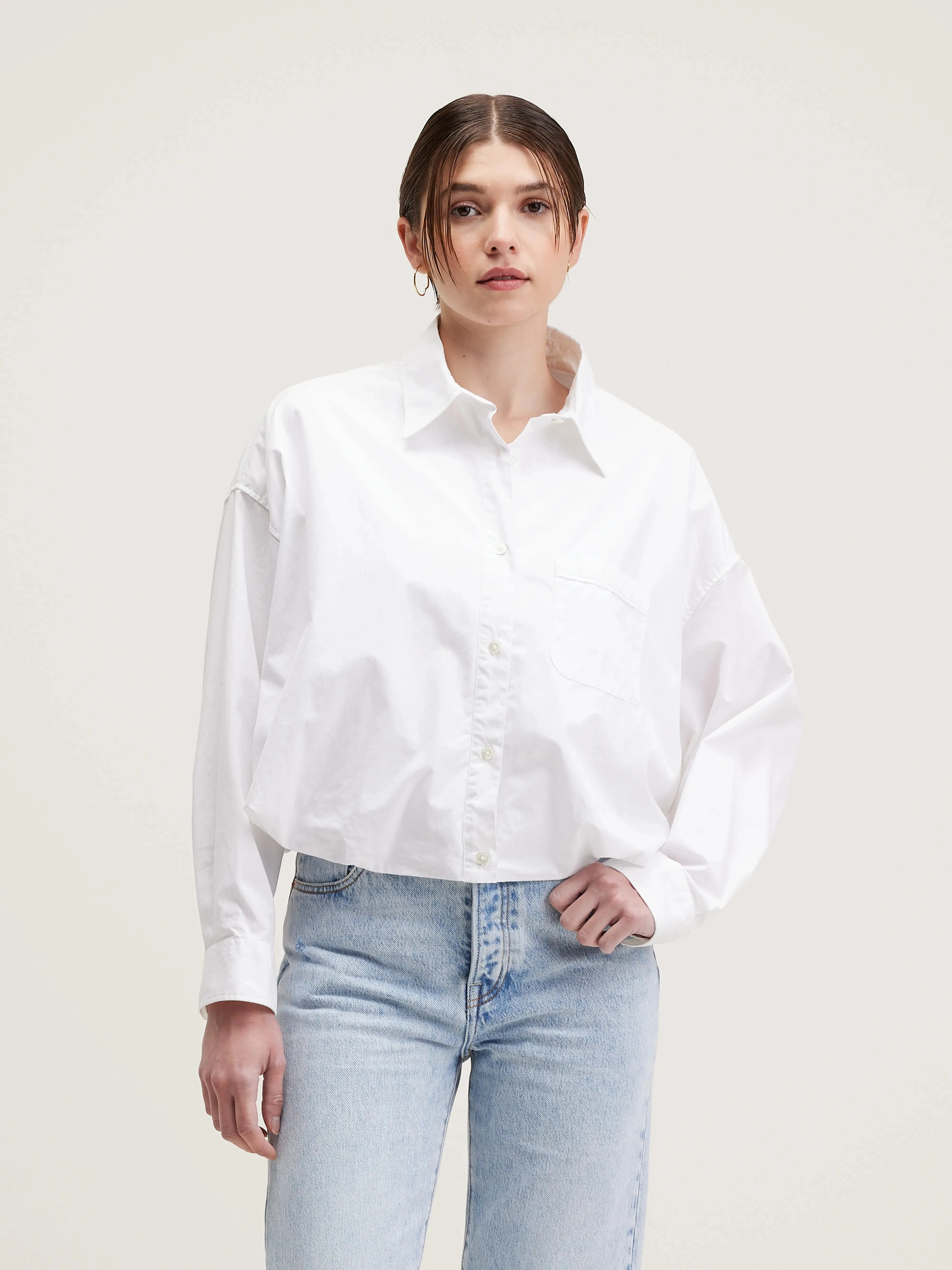 Graham voluminous shirt (242 / W / WHITE) sold by Bellrose product image thumbnail 2