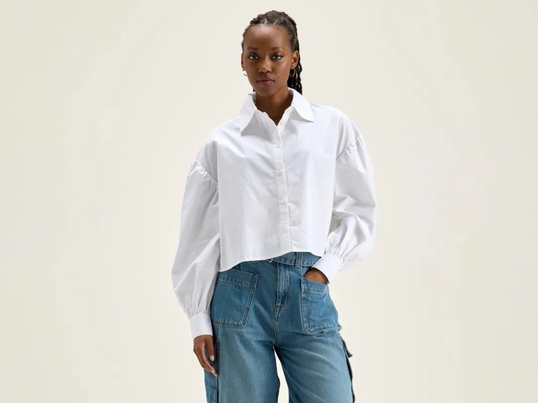 Kinga poplin shirt (242 / W / WHITE) made by Bellerose